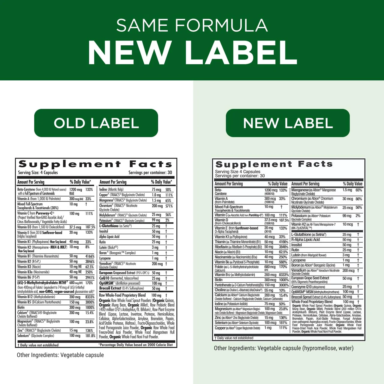 Emerald Labs Women's 45+ Clinical Multi – Gluten-Free & Vegetarian (120 VCaps) - Image 14