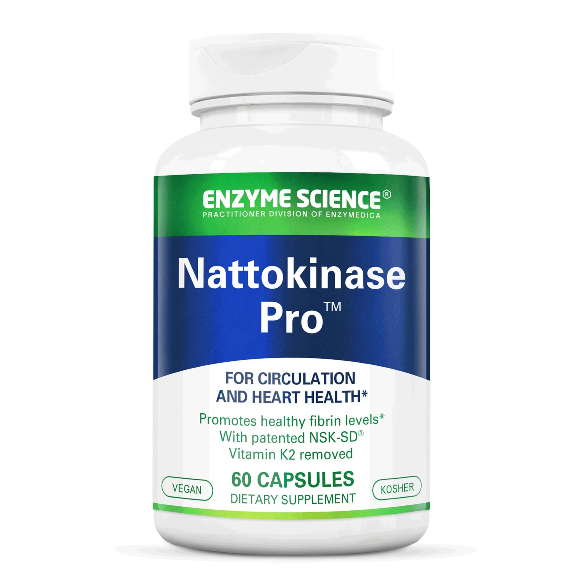Enzyme Science Nattokinase Pro with NSK-SD – Organic, Vegan & Kosher Capsule for Cardiovascular & Circulatory Support | 60 Capsules - Image 7