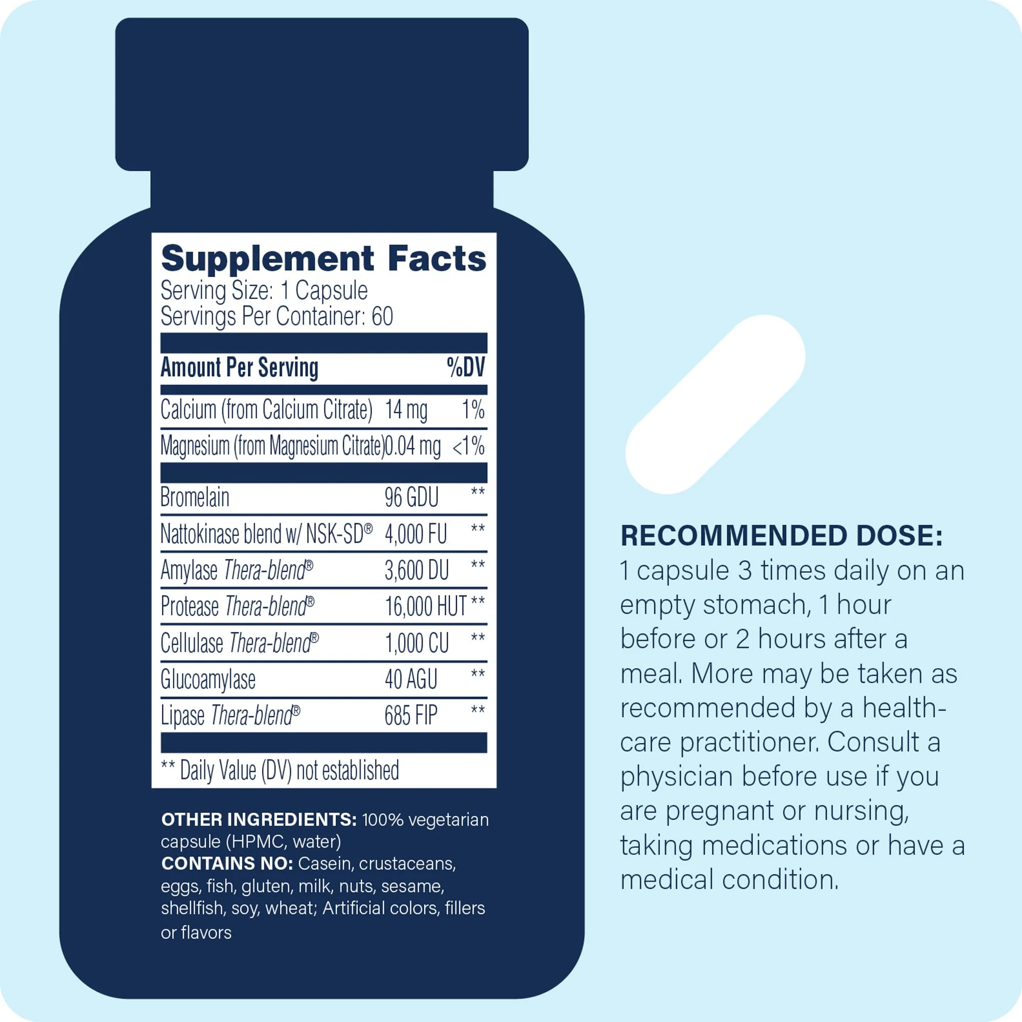 Enzyme Science Nattokinase Pro with NSK-SD – Organic, Vegan & Kosher Capsule for Cardiovascular & Circulatory Support | 60 Capsules - Image 8