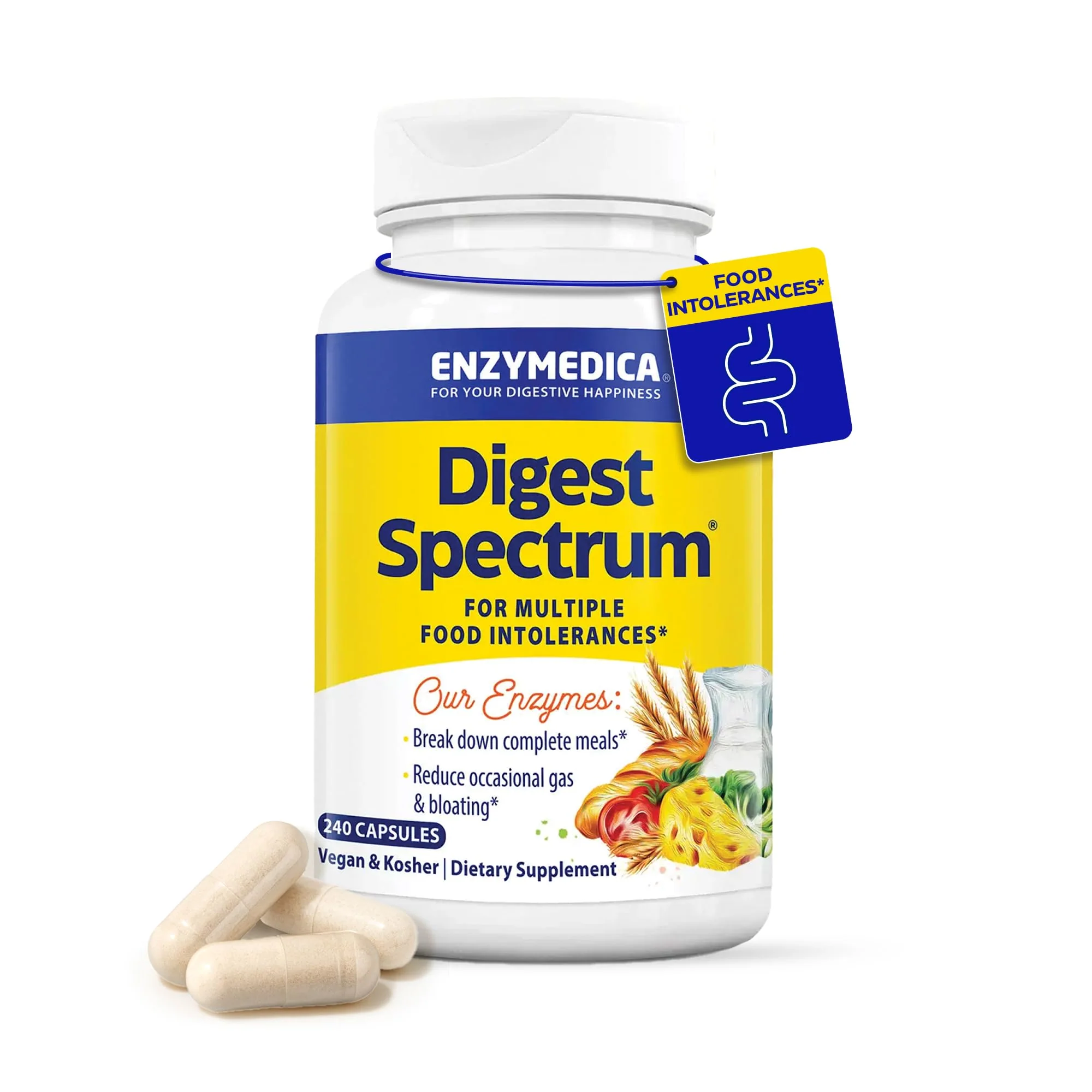 Enzymedica Digest Spectrum - Advanced Digestive Enzymes for Adults, 240 Capsules - Image 10