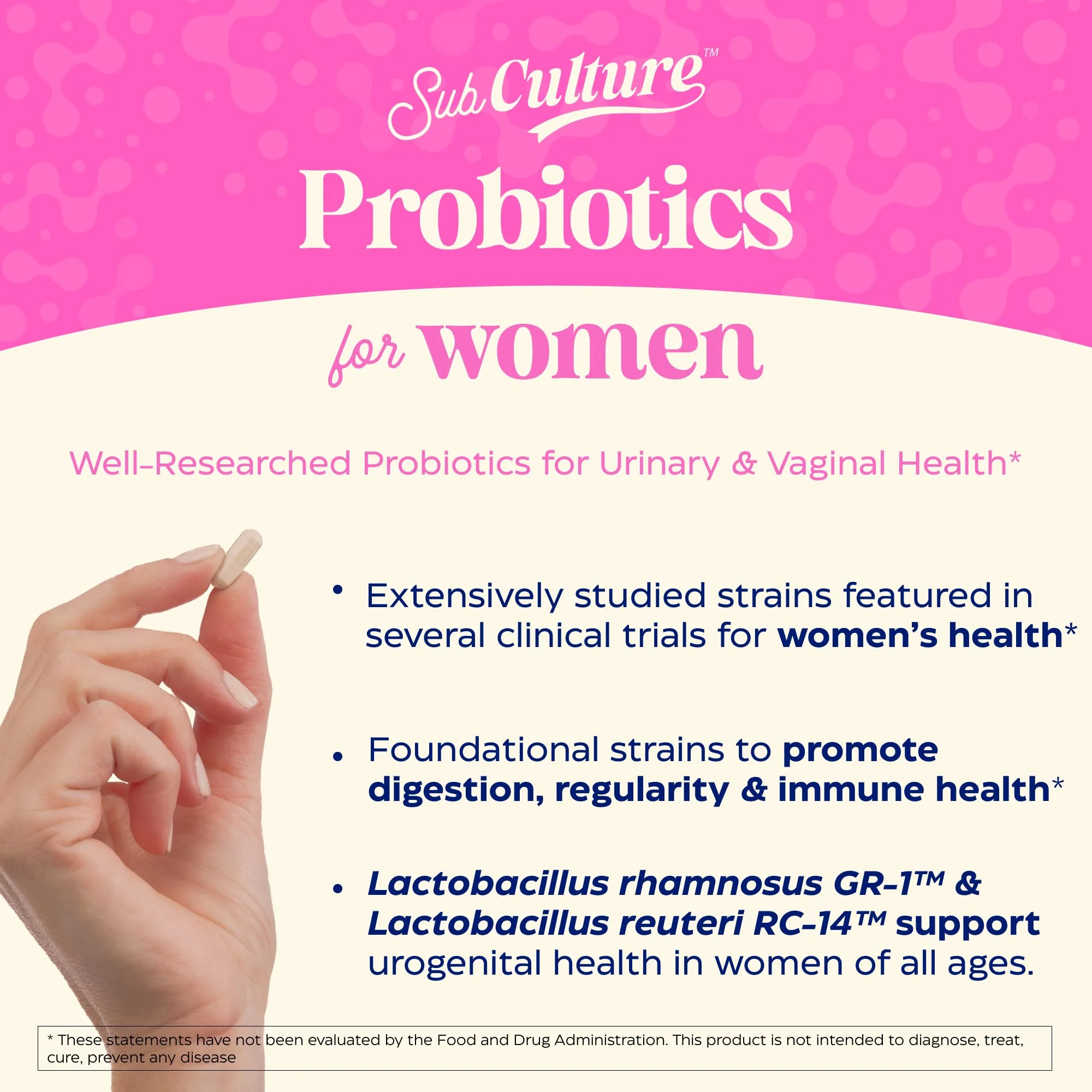 Enzymedica SubCulture Probiotics for Women – 50B CFU, Vaginal & Urinary Health, Pack of 2 - Image 2