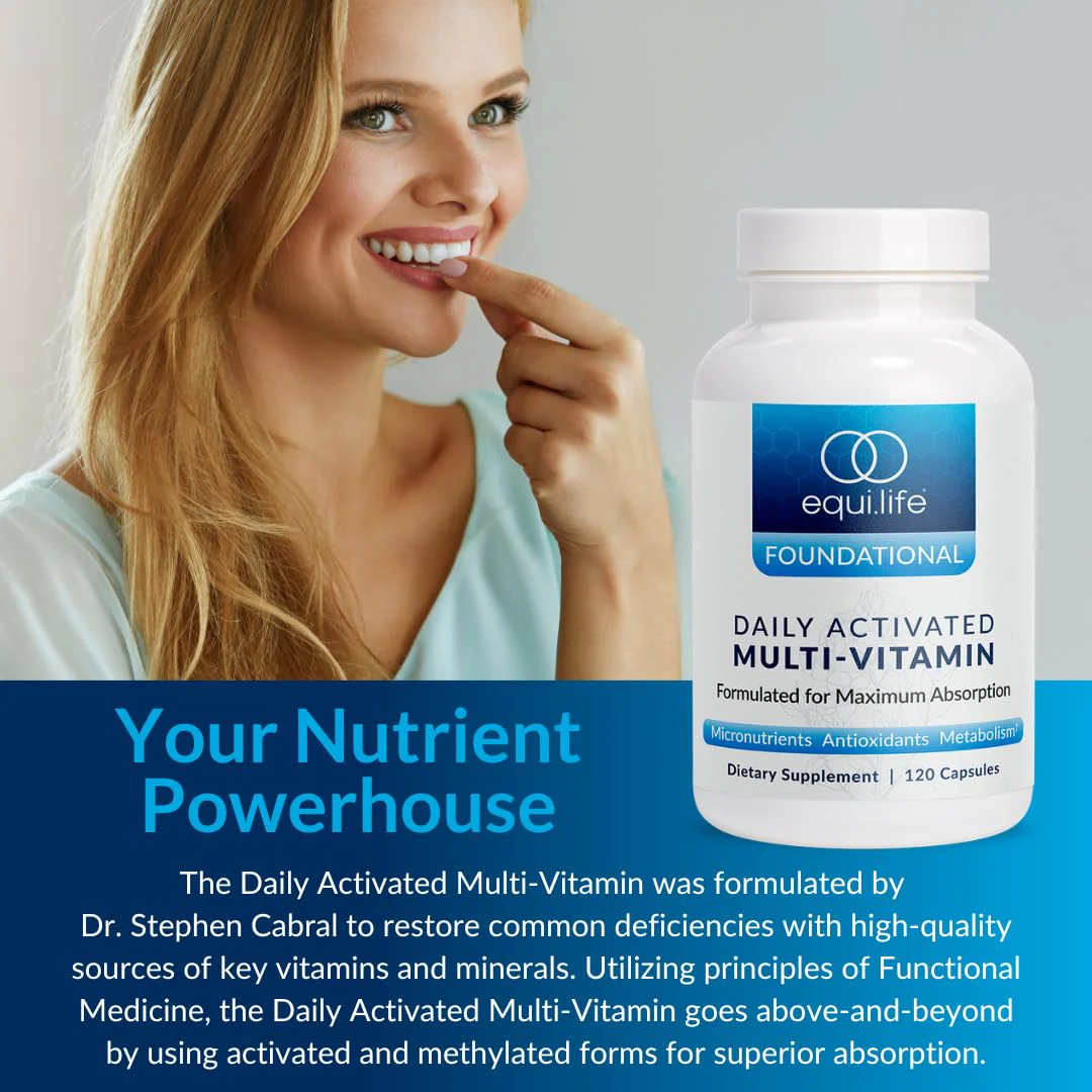 Equilife Daily Activated Multivitamin - 21 Nutrients, 120 Capsules - Image 4