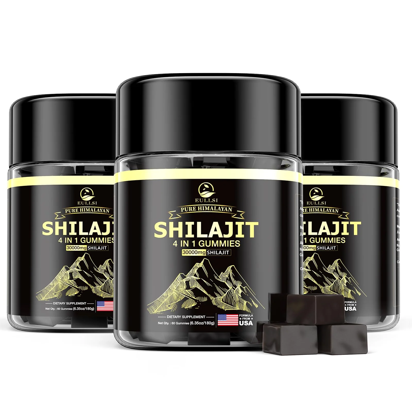 Eullsi Pure Himalayan Shilajit Gummies + Ashwagandha for Energy, Stamina & Immune Support | Vegan Non-GMO, 180 Count - Image 19