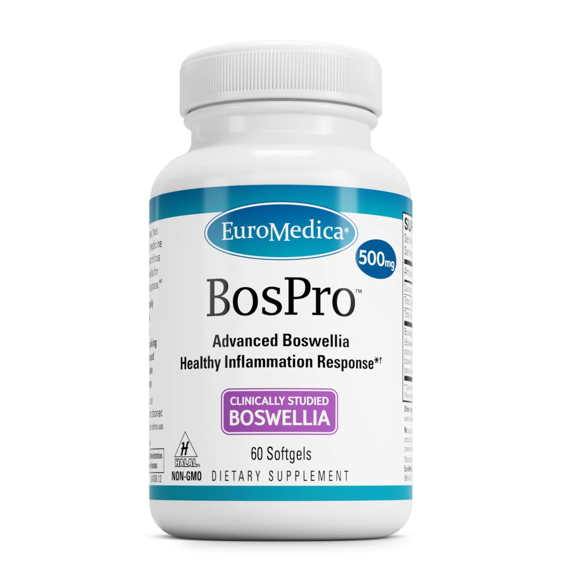 EuroMedica BosPro Boswellia Serrata Lung Support - 60 Softgels