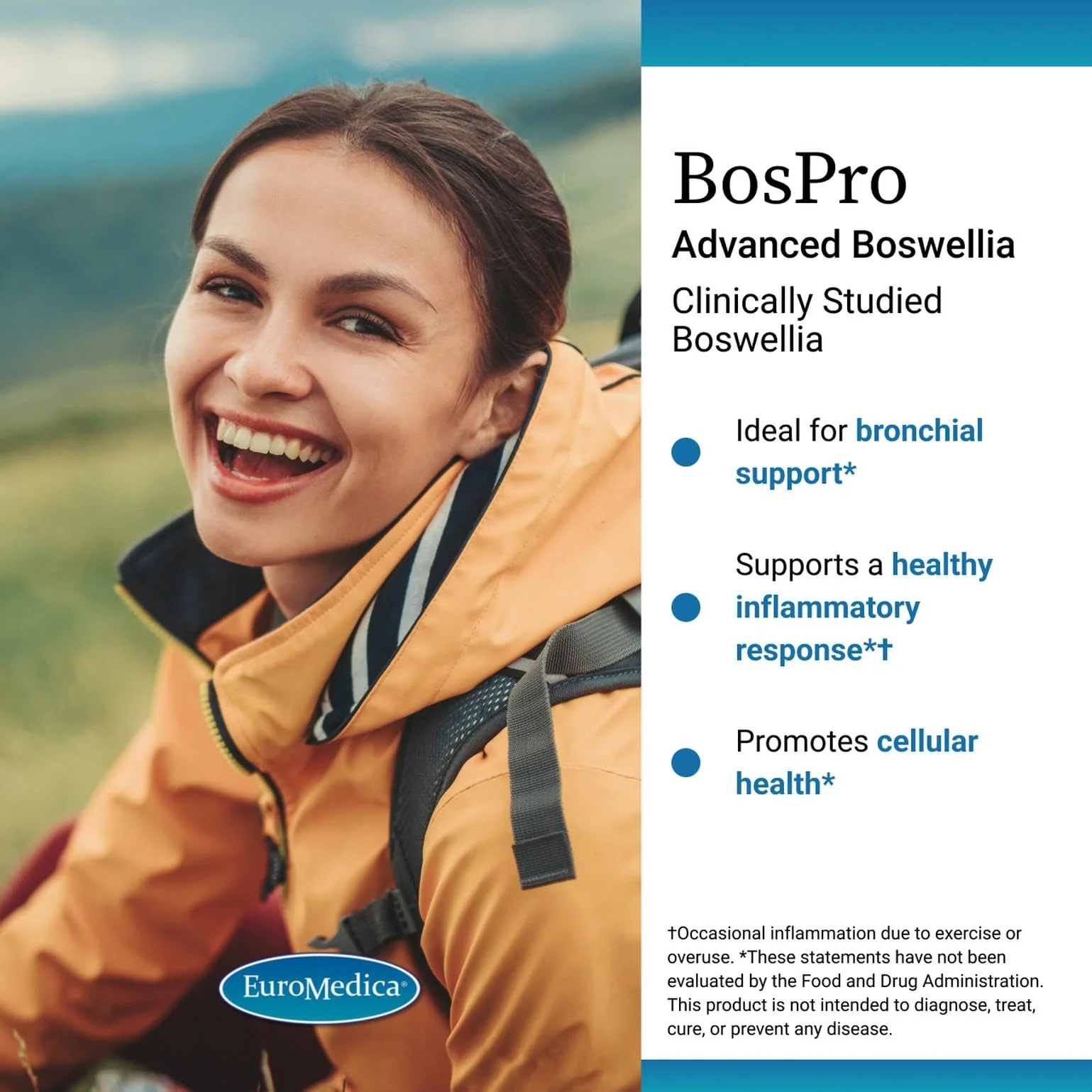 EuroMedica BosPro Boswellia Serrata Lung Support - 60 Softgels - Image 3