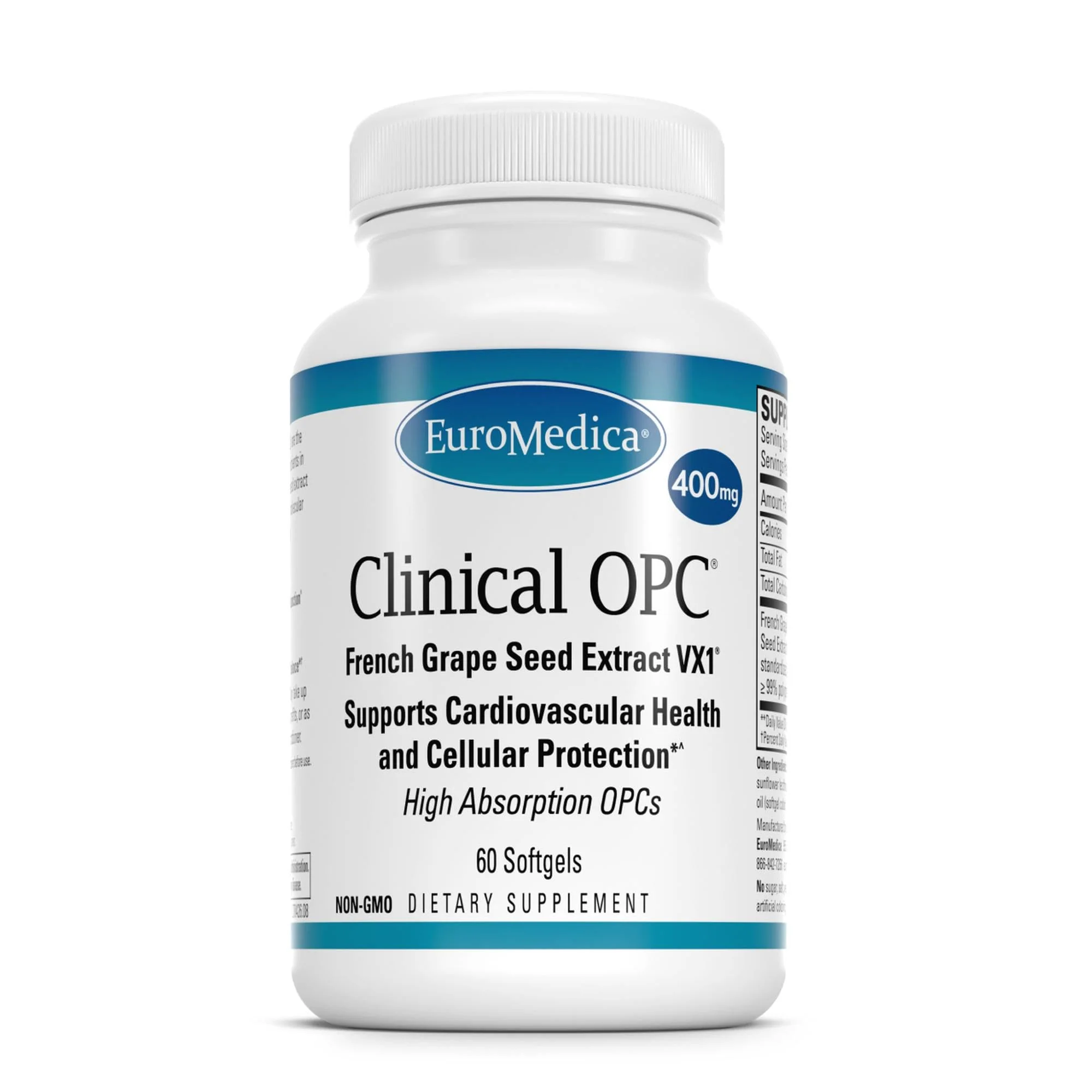 EuroMedica Clinical OPC - Cardiovascular & Immune Support Supplement | 60 Softgels - Image 8