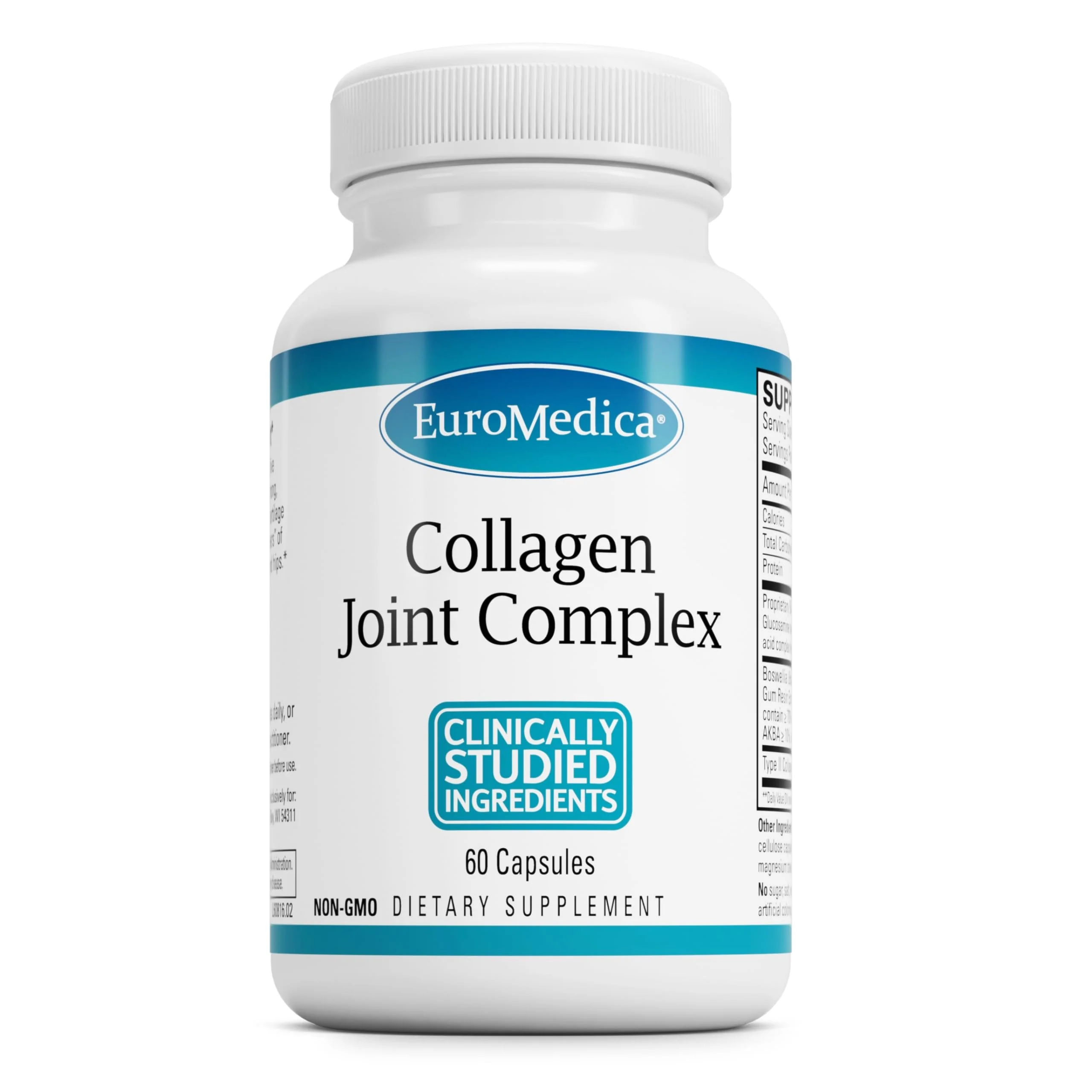 EuroMedica Collagen Joint Complex — Collagen Joint Support with Type II Collagen, Boswellia, Hyaluronic Acid | Lower Back & Knee Support - 60 Capsules - Image 8