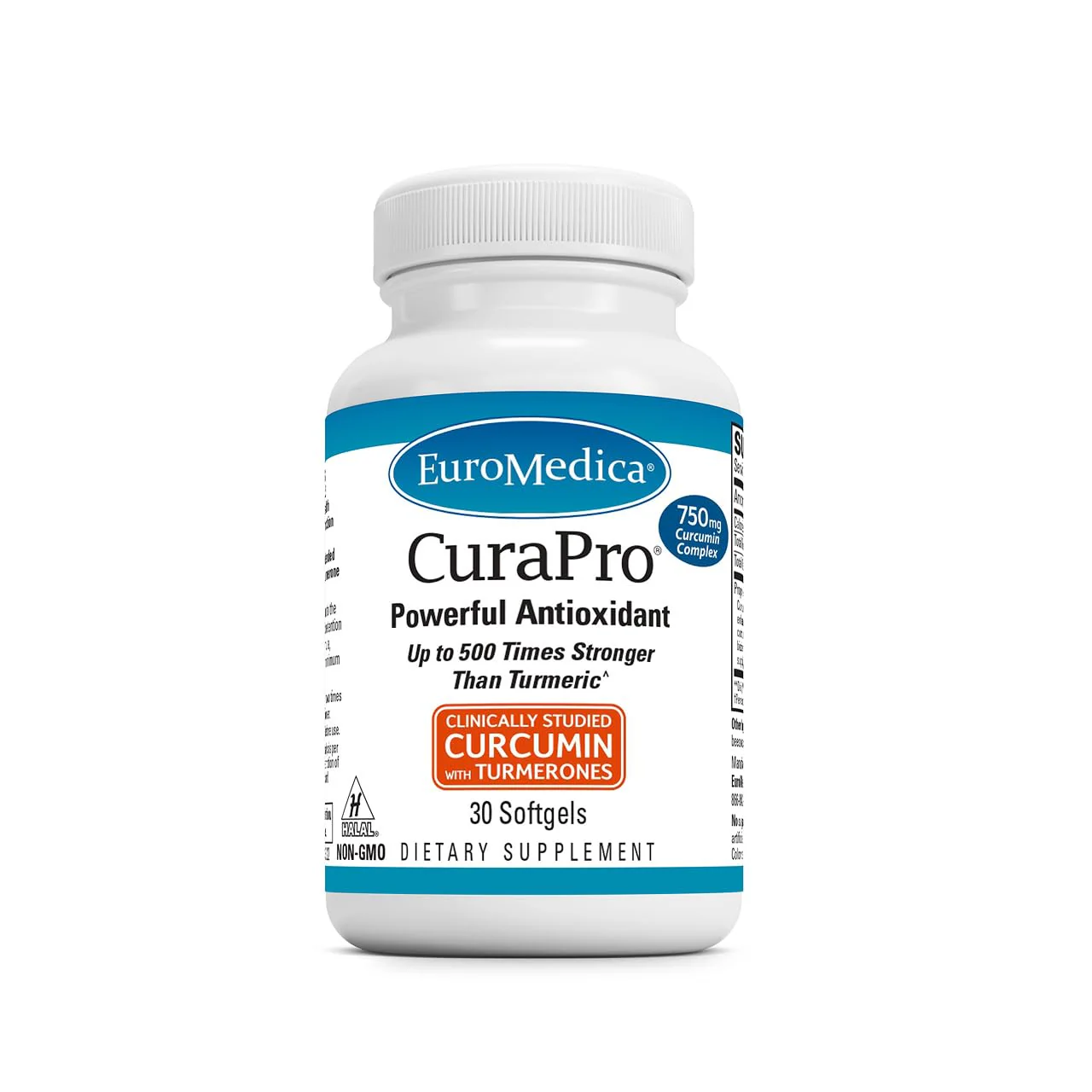 EuroMedica CuraPro: High-Potency Curcumin for Brain & Heart Support - 30 Softgels - Image 8