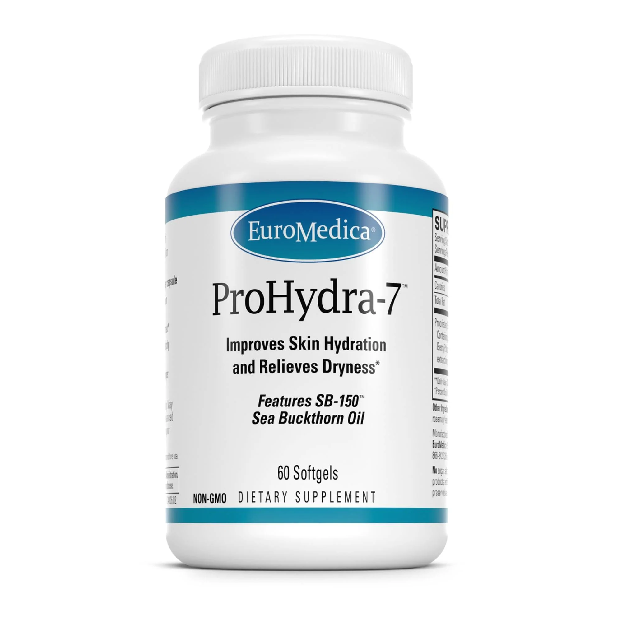 EuroMedica ProHydra-7 – Skin Health Dietary Supplement (60 Softgels)