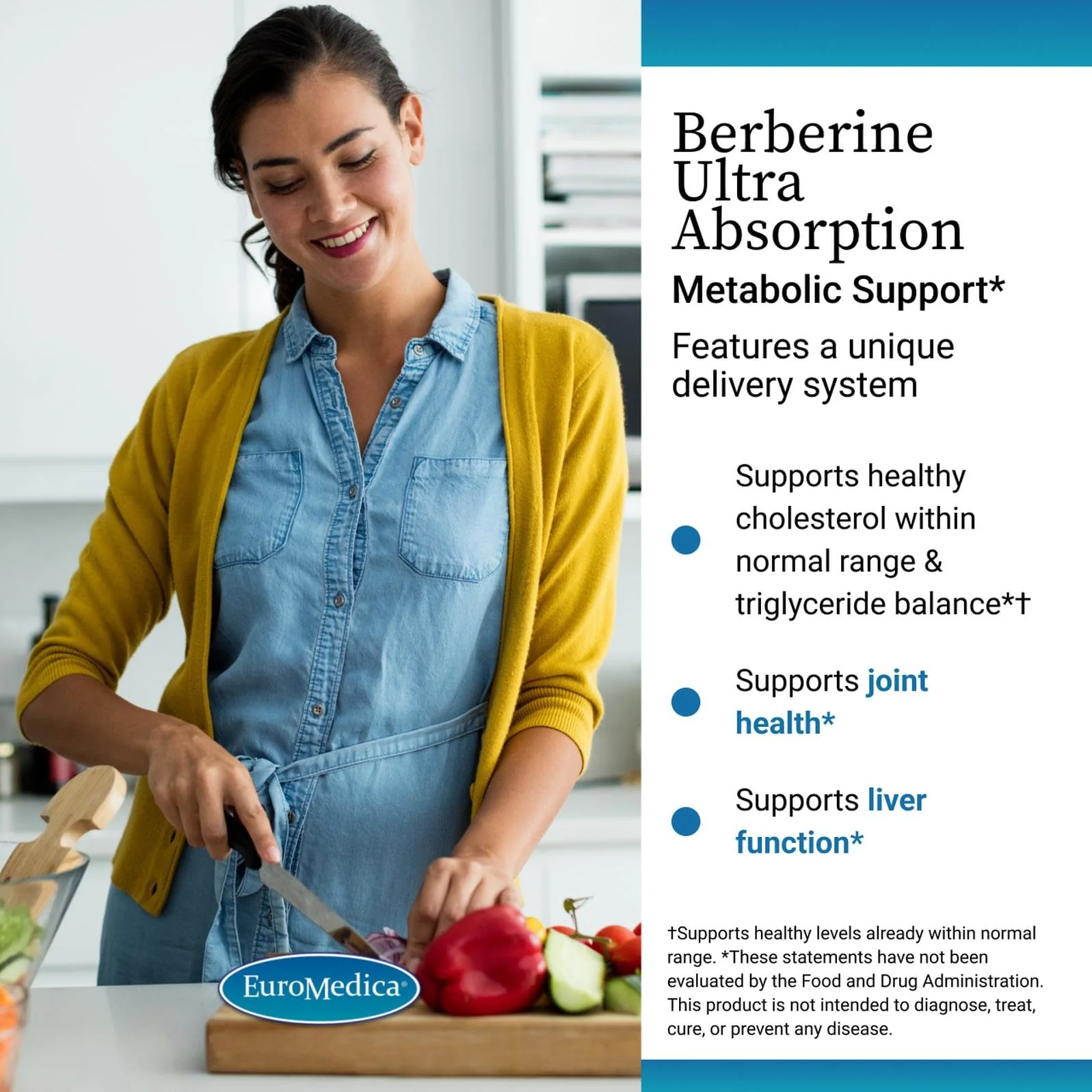 EuroMedica Ultra Absorption – Brain & Liver Health Support, 60 Vegan Capsules - Image 3