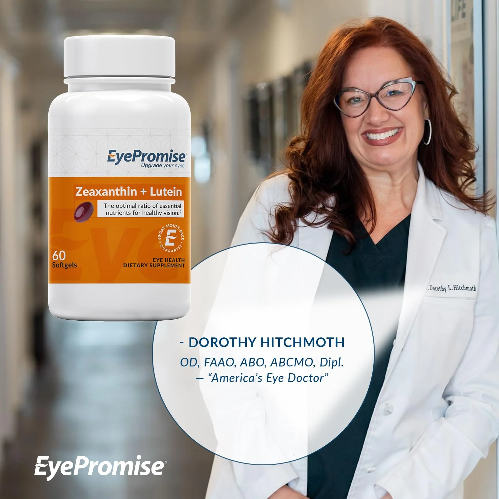 EyePromise Zeaxanthin + Lutein Eye Vitamin – 60 Softgels | Gluten-Free & Vegetarian - Image 11