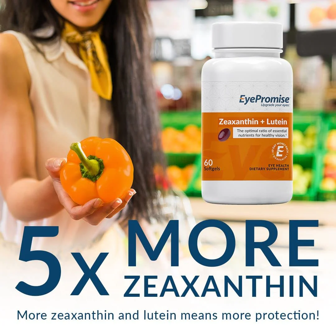 EyePromise Zeaxanthin + Lutein Eye Vitamin – 60 Softgels | Gluten-Free & Vegetarian - Image 12