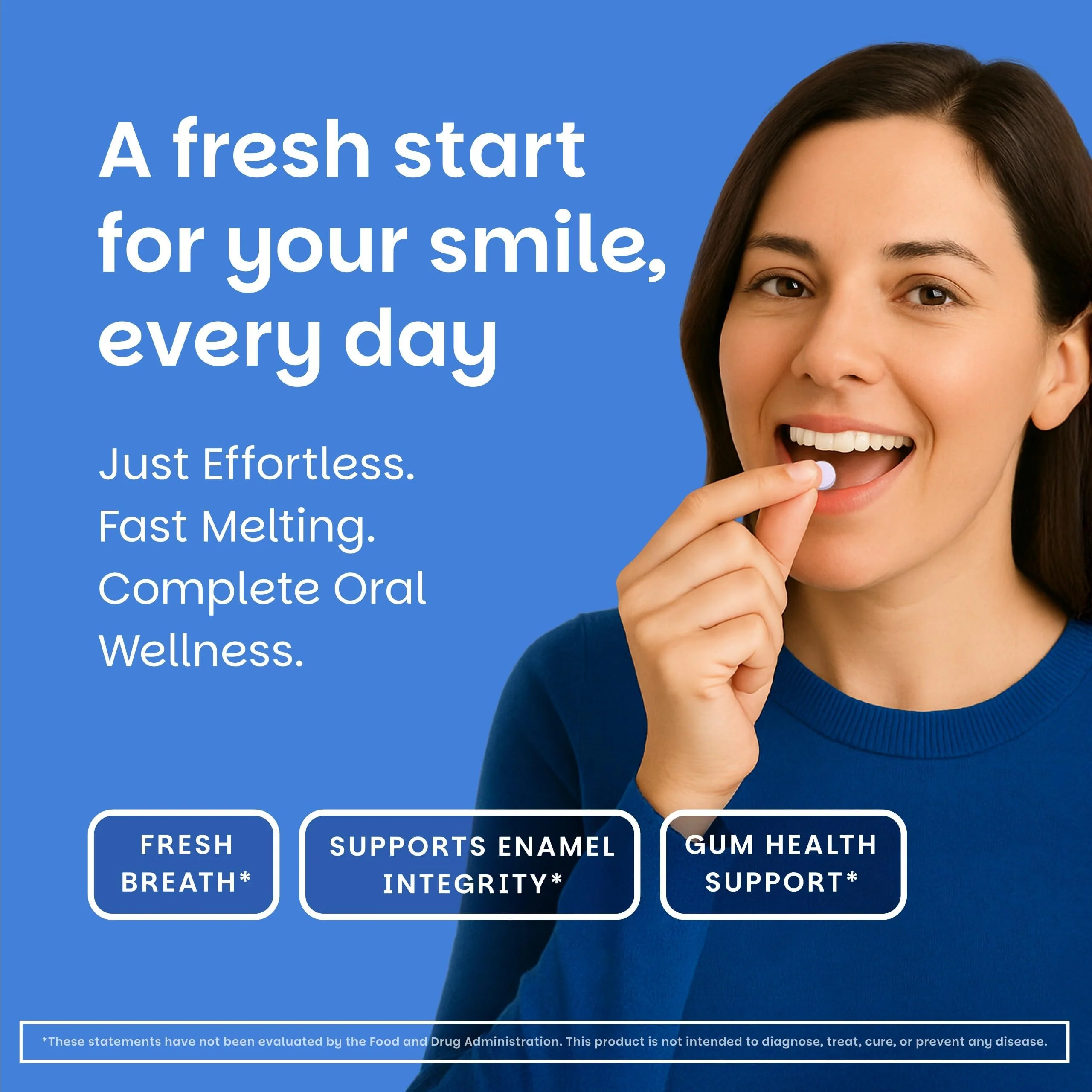 EZ Melts Oral Health Complete - Probiotic for Gum Health (2 Pack) - Image 2