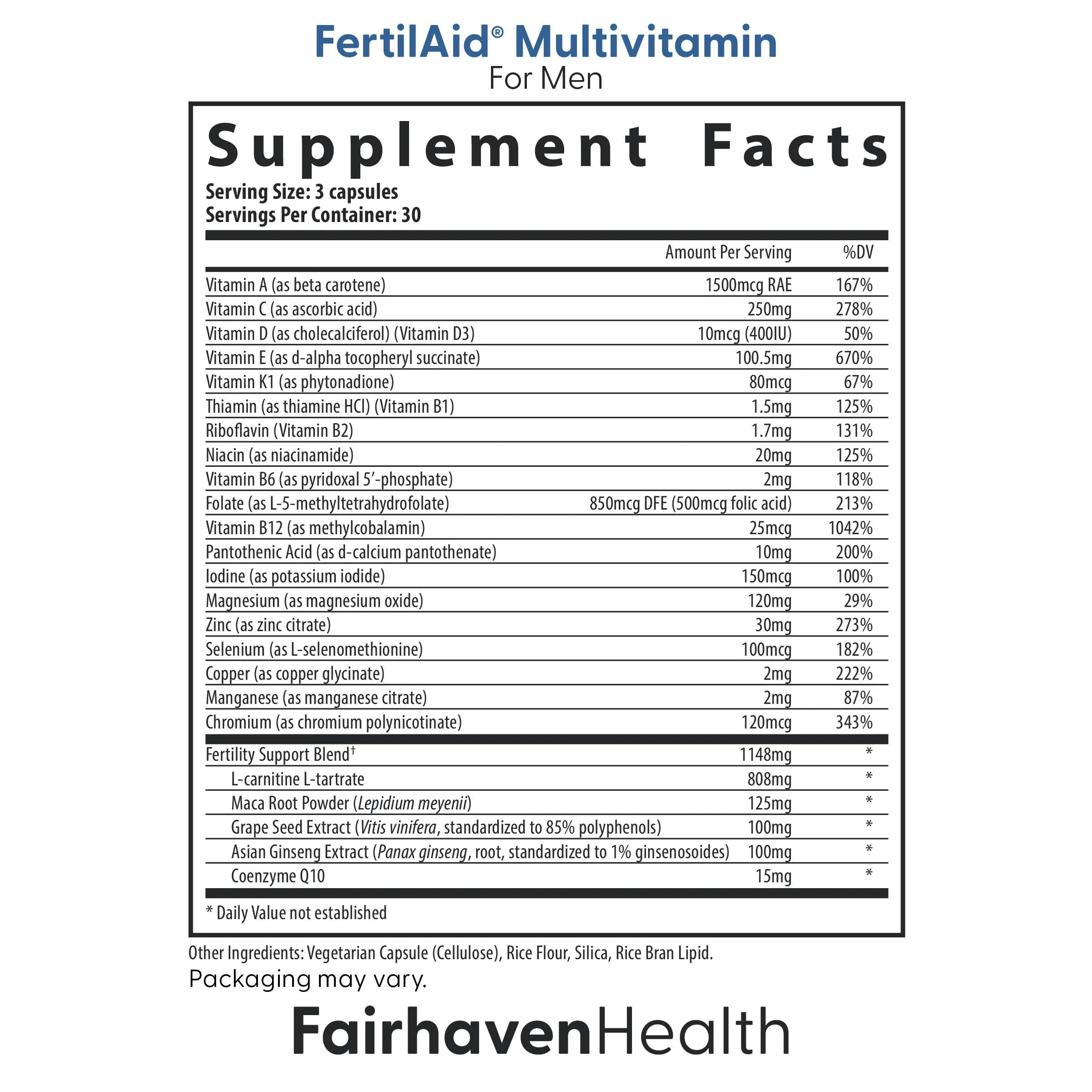 Fairhaven Health FertilAid for Men, MotilityBoost, and CountBoost Combo | Men’s Fertility Supplements - Image 11