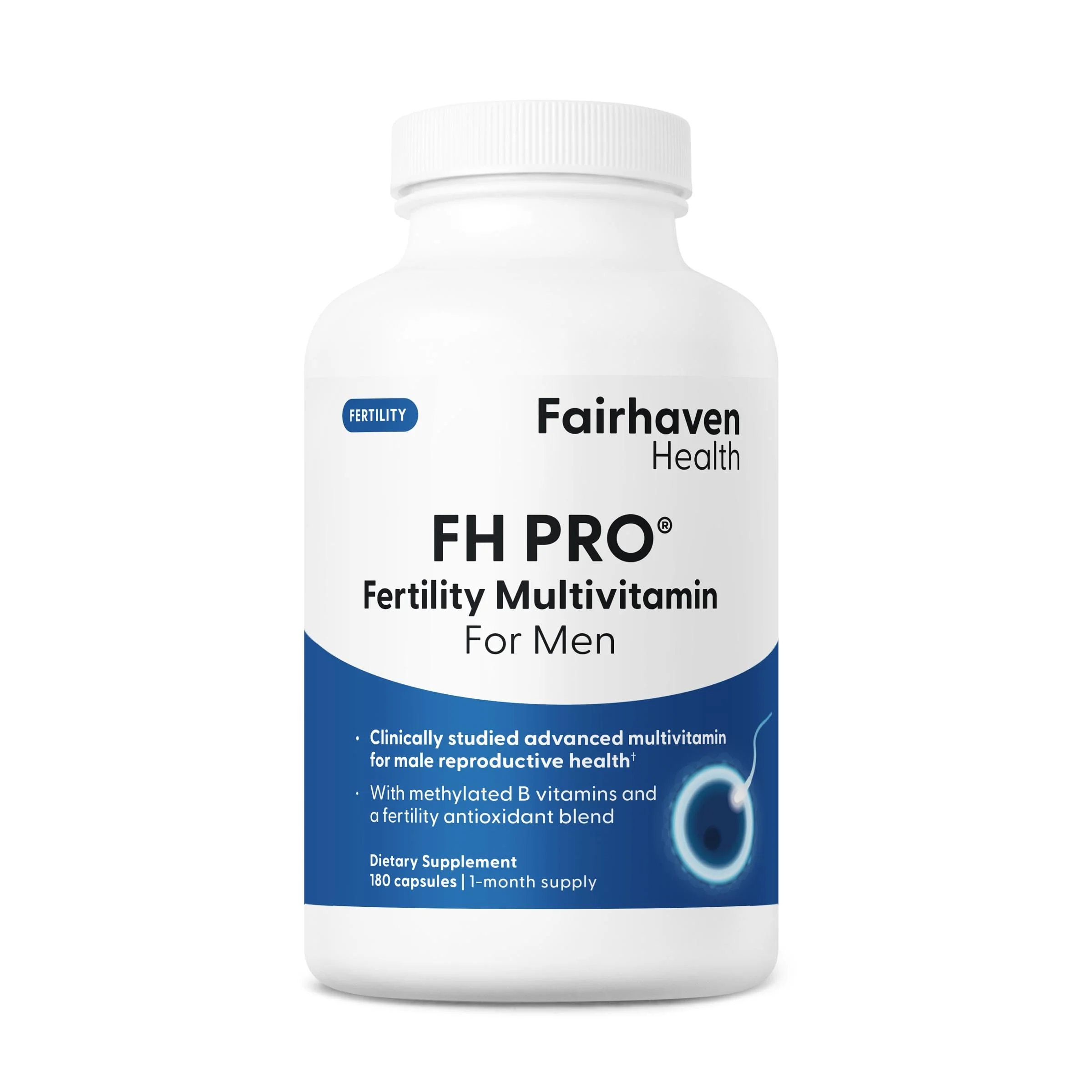 Fairhaven Health FH Pro for Men – Clinically Studied Prenatal Fertility Support for Him | 180 Capsules - Image 11