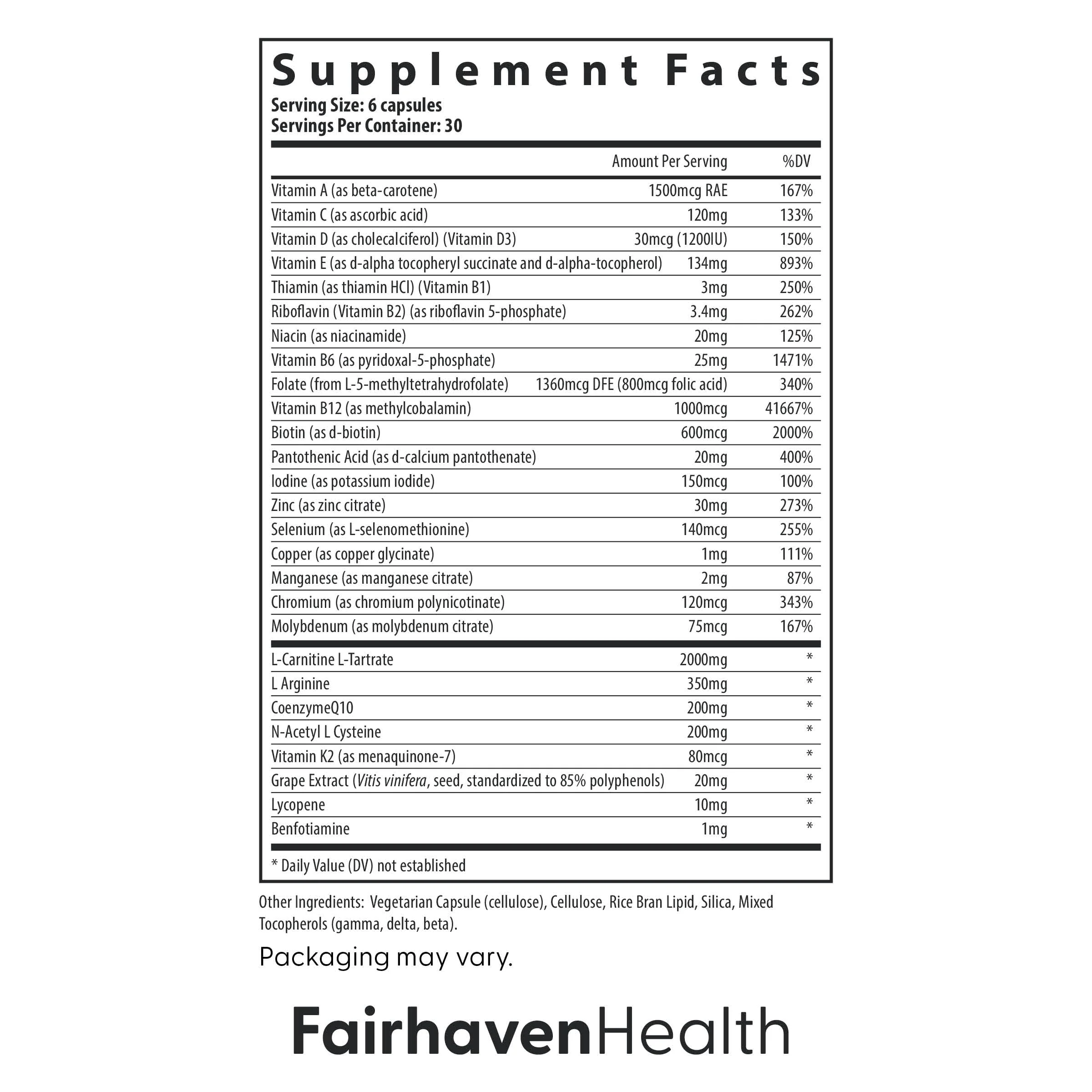 Fairhaven Health FH Pro for Men – Clinically Studied Prenatal Fertility Support for Him | 180 Capsules - Image 5