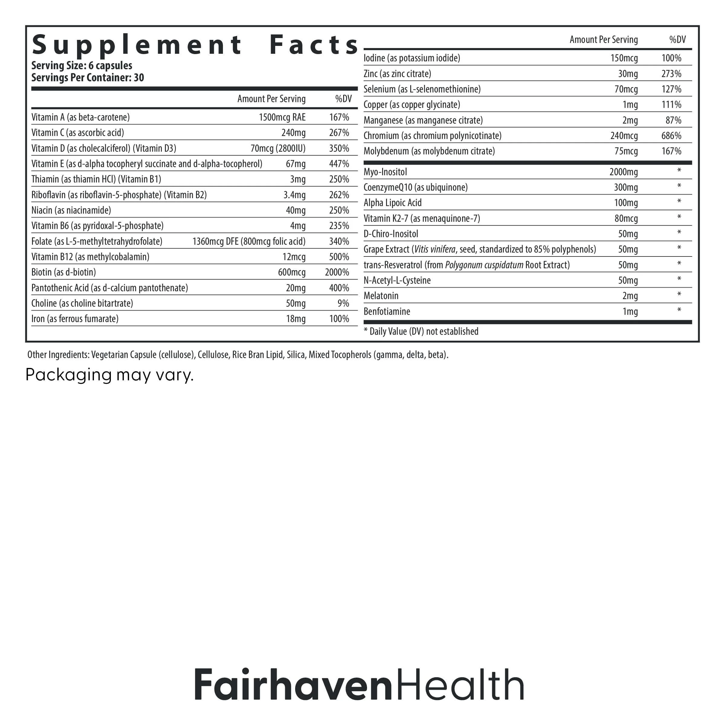 Fairhaven Health FH Pro for Women | Fertility Support & Regular Cycles | 180 Capsules - Image 14