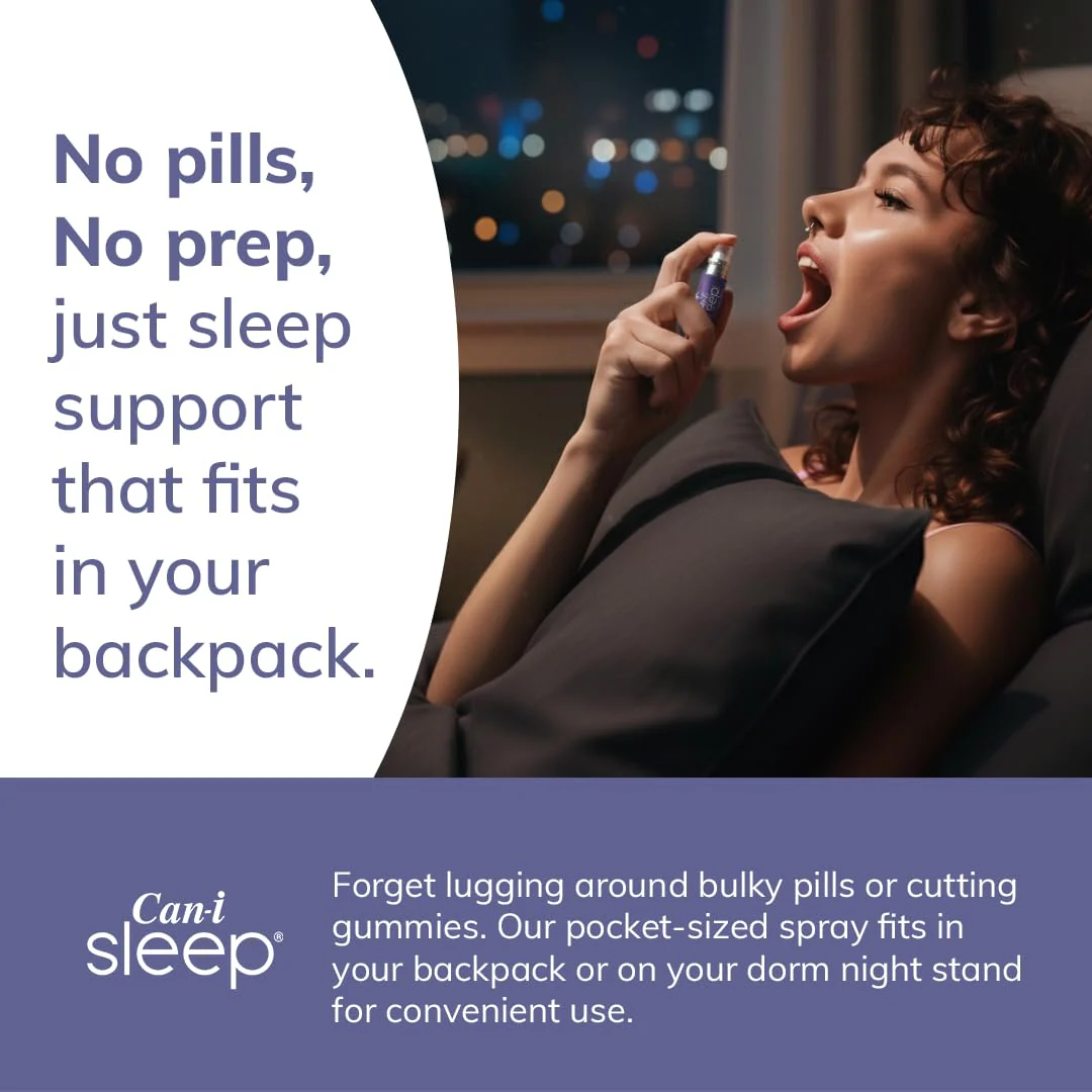Feel Amazing Sleep Spray by Cani Brands – Fast Sleep Onset in 10 Minutes, All-Natural Sleep Aid for Adults, Six Pack 180 Servings - Image 5