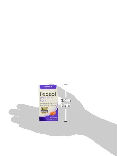 Feosol Complete with Bifera Iron 30 Caplets (3 Pack) | Iron Supplement - Image 5