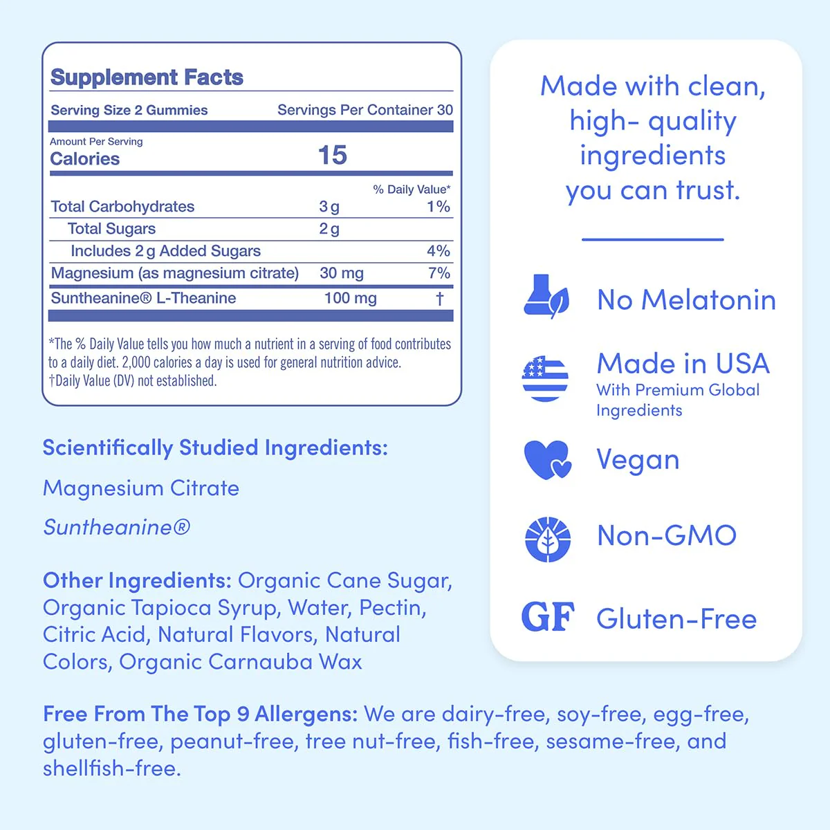 FIRST DAY Kids Magnesium Citrate Gummies (Ages 4+) — No Melatonin, Suntheanine L-Theanine, Strawberry | 30-Day Supply - Image 6