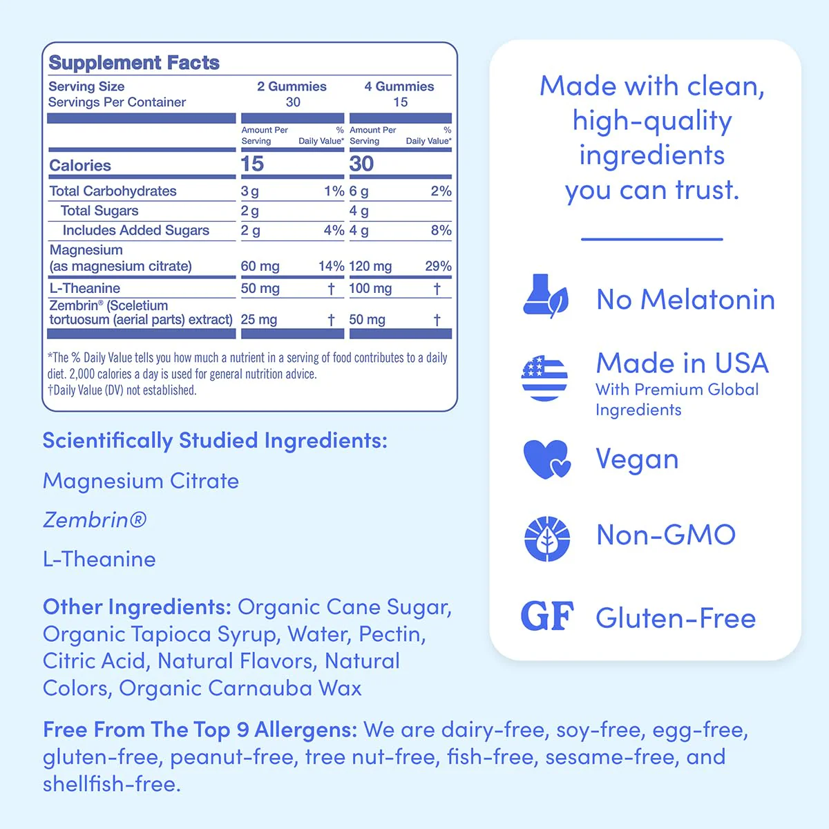 First Day Men's Nighttime Reset Magnesium Gummies – Sleep Support, Mood & Energy (No Melatonin) – 30-Day Supply - Image 16