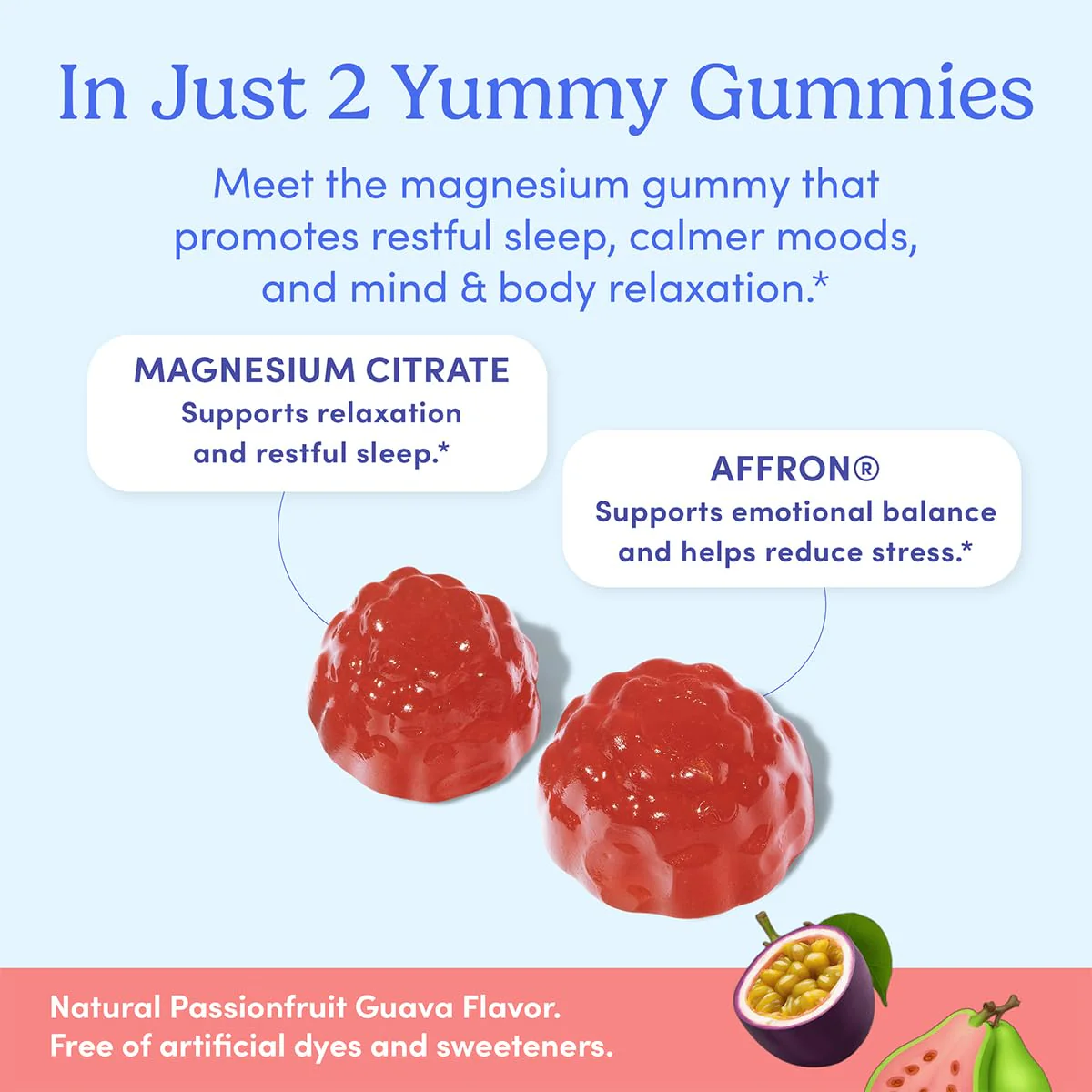 First Day Teens’ Nighttime Reset Calming Magnesium Gummies – Sleep, Mood & Energy (No Melatonin) – 60‑Day Supply - Image 4