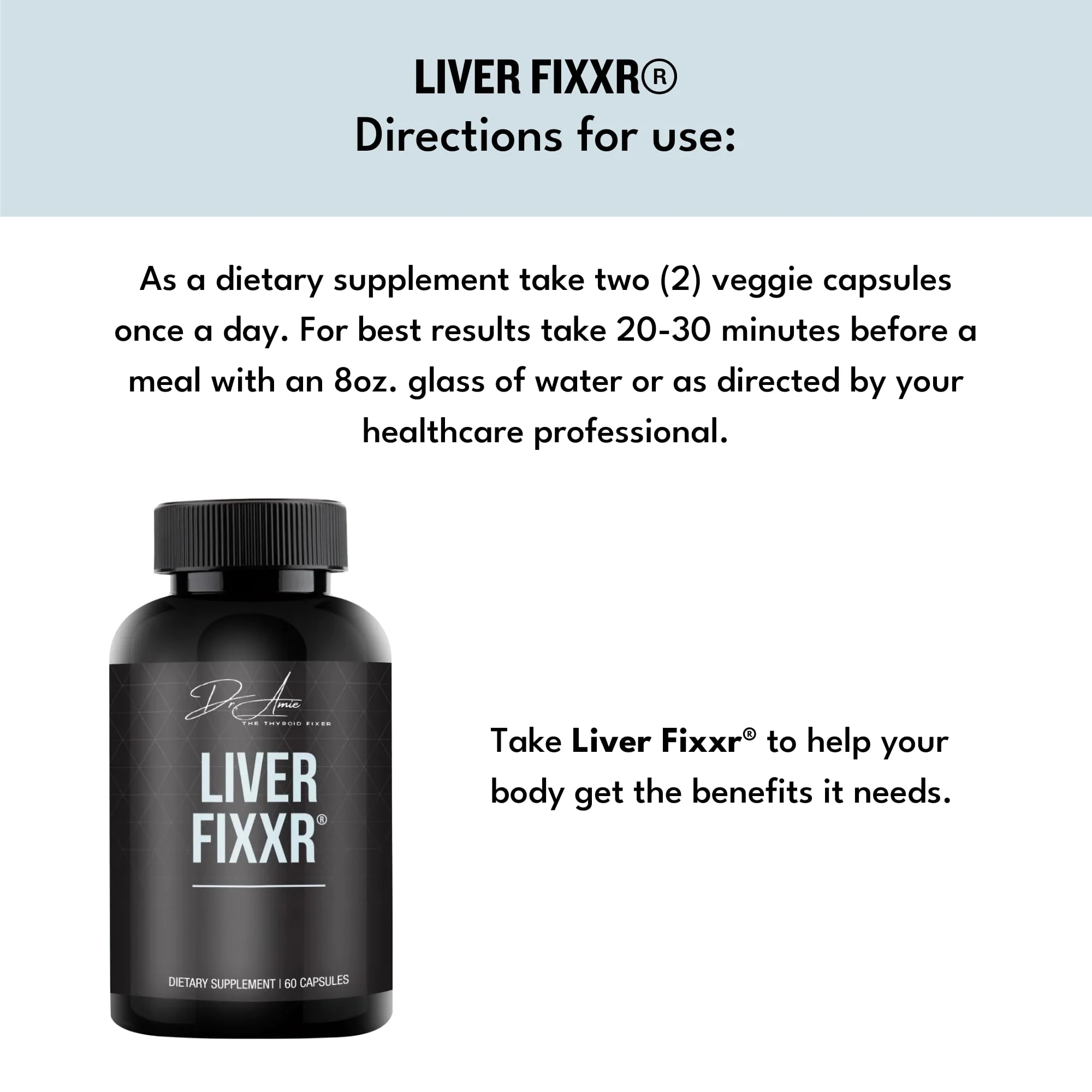 Fixxr Liver by Dr. Amie – Liver Support Supplement | 60 Capsules | 30 Day Supply - Image 5