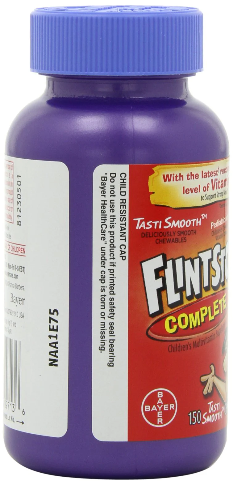 Flintstones Chewable Kids Multivitamins – 300ct Pack of 2 (Iron, Calcium, Vitamins C & D) - Image 6