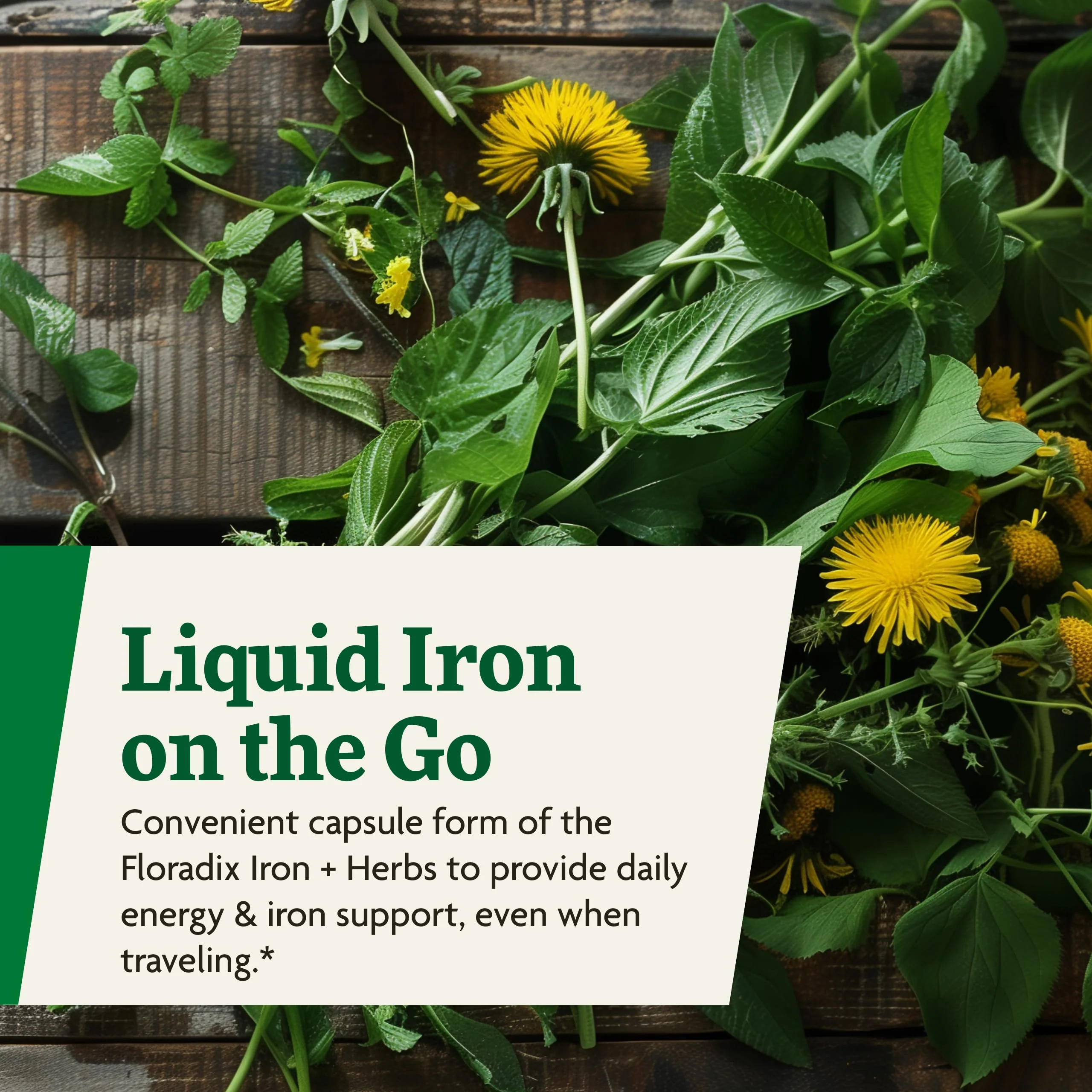 Floradix Iron + Herbs - Vegan Liquid Iron Supplement for Energy Support (60 Phyto-Caps) - Non-GMO, Gluten-Free, Soy-Free - Image 7