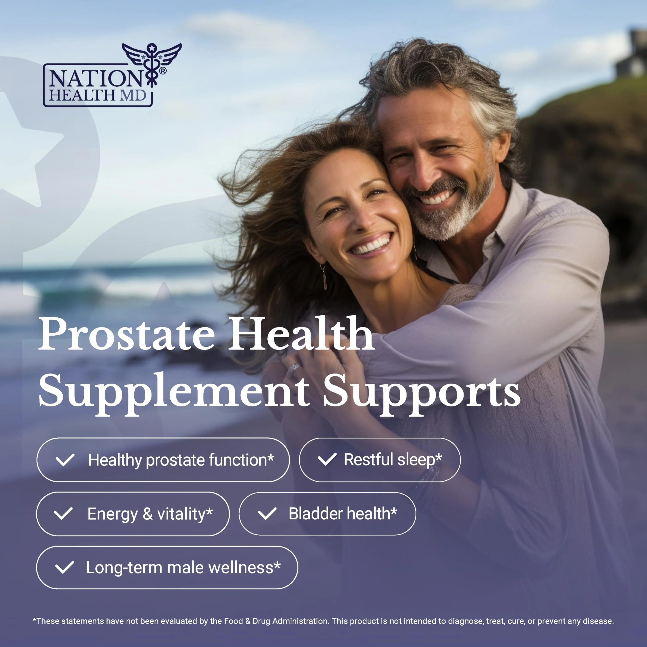 Flow Active Prostate Health for Men – Saw Palmetto, Pine Bark & Selenium | 30 Capsules | NATION HEALTH MD - Image 2