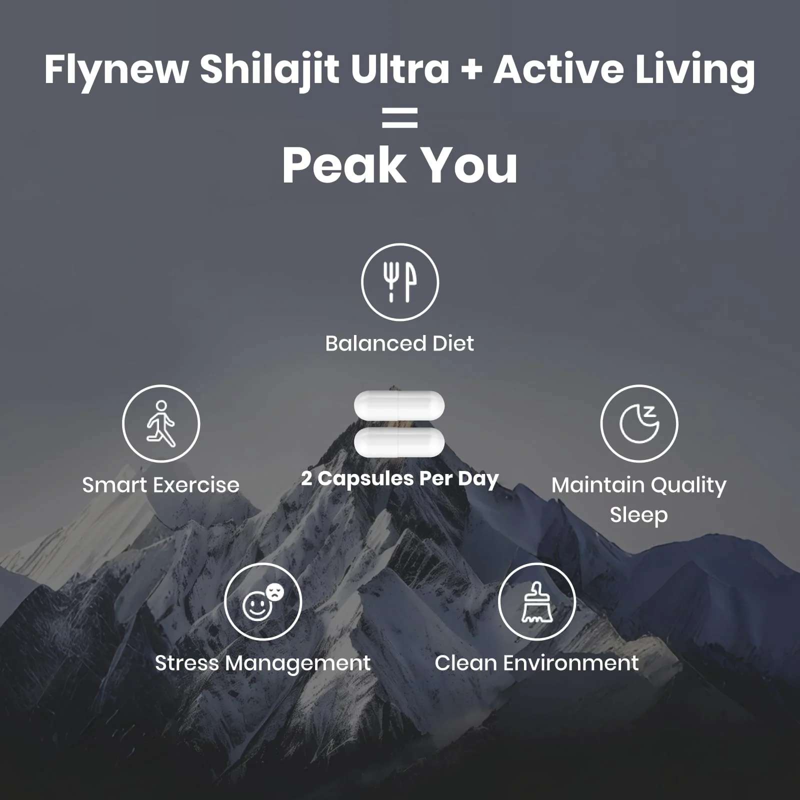 Flynew Shilajit — Premium Fulvic Acid Shilajit with L-Arginine, 60 Capsules, Made in USA - Image 4