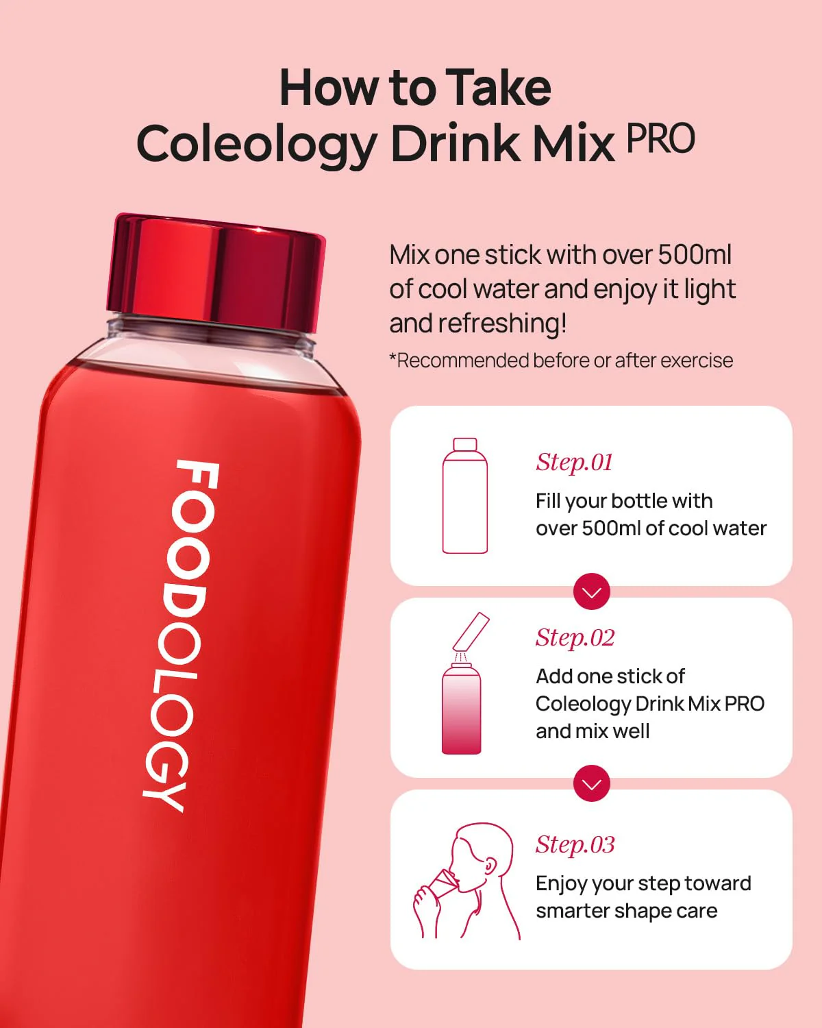 FOODOLOGY Coleology Drink Mix PRO (15 Days) – Pomegranate Wellness Drink - Image 7