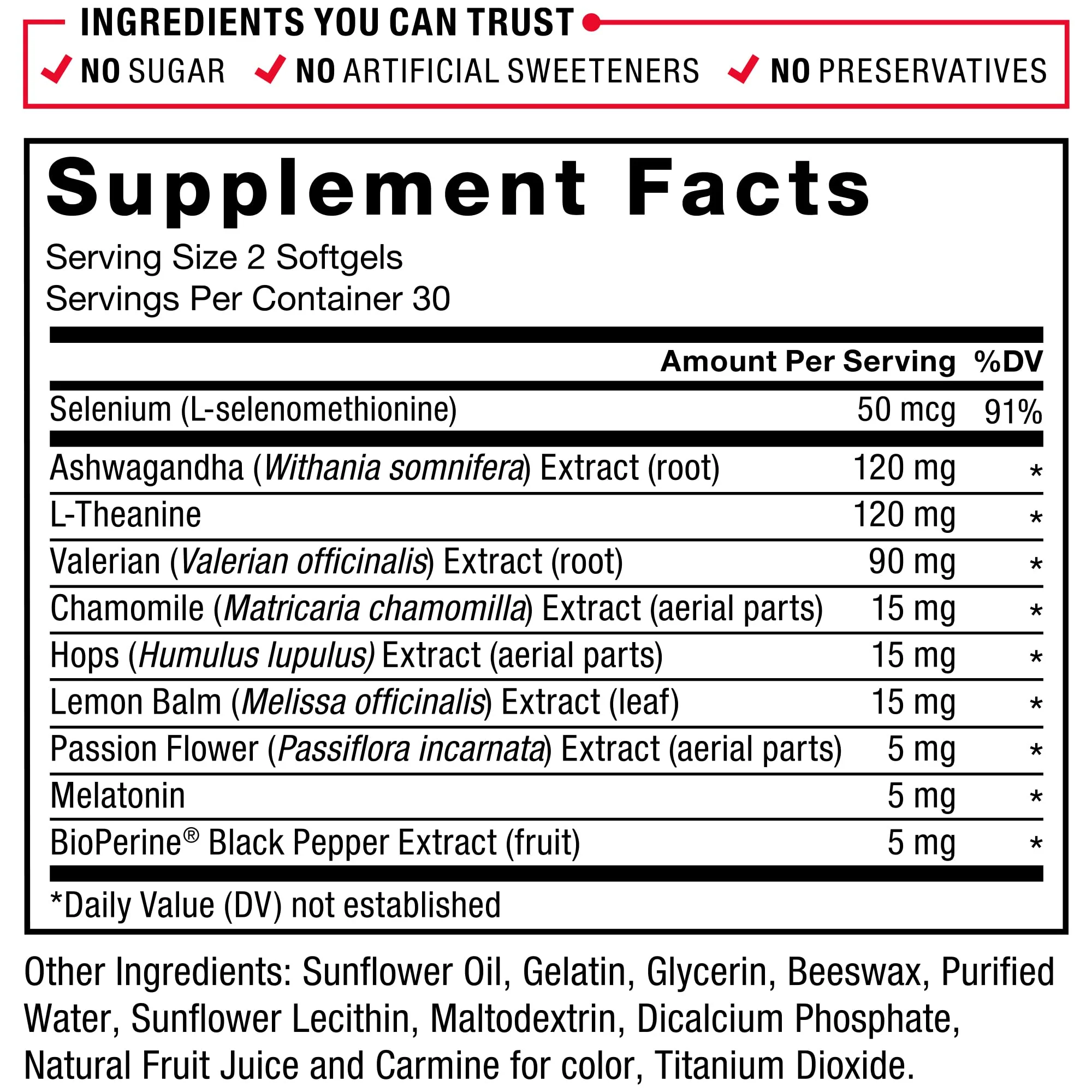 FORCE FACTOR Somnapure Softgels 2-Pack – Sleep Aid with Melatonin, Ashwagandha & Valerian Root (120 Softgels) - Image 5
