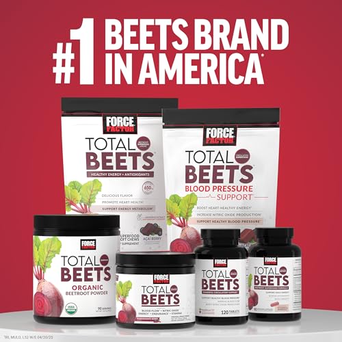 FORCE FACTOR Total Beets Ultimate Heart Health Chews – Blood Pressure Support & Circulation - Image 10