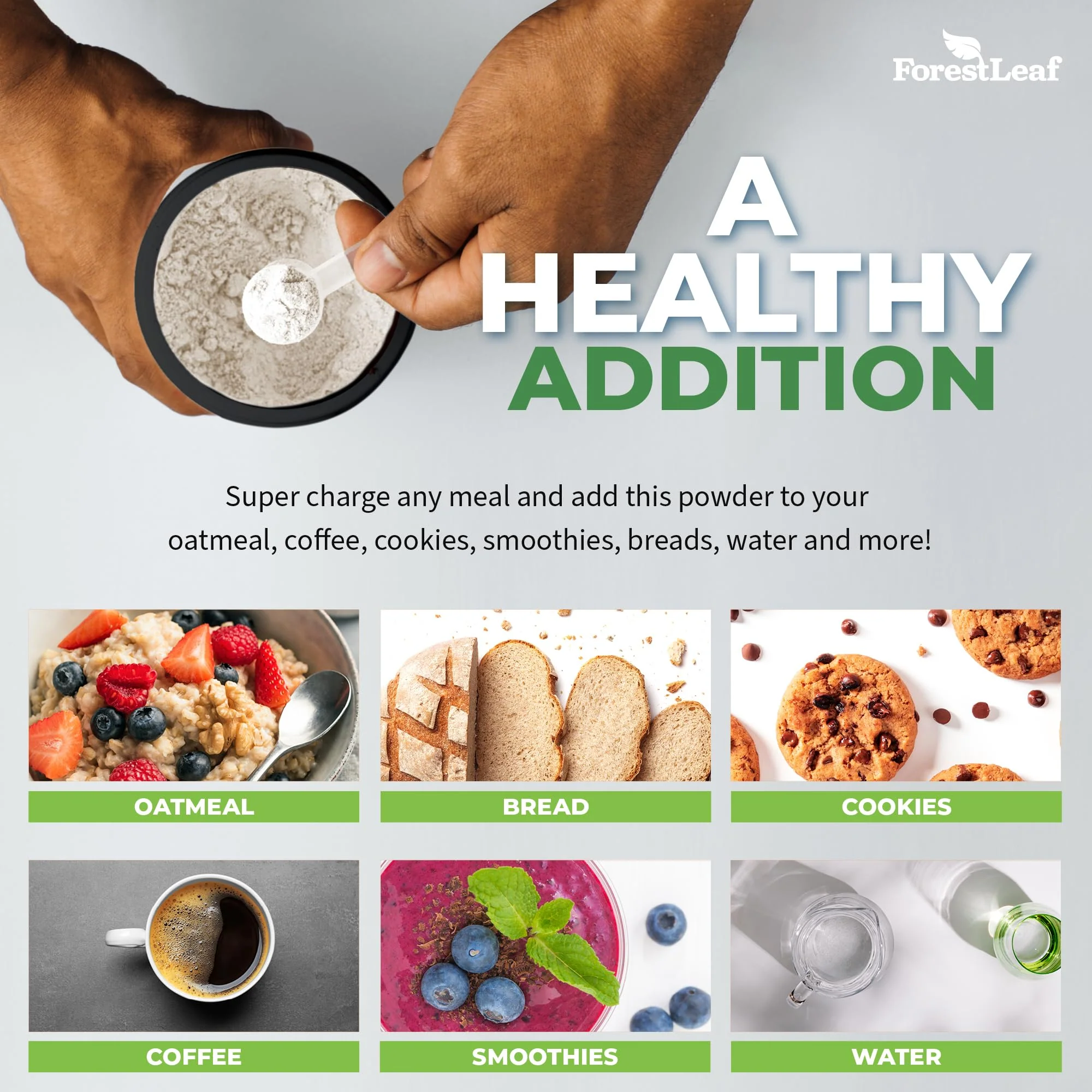 ForestLeaf Collagen Peptides Powder Unflavored – Grass-Fed Type 1-3, Hydrolyzed Keto Collagen Protein 11g per Serving - Image 6