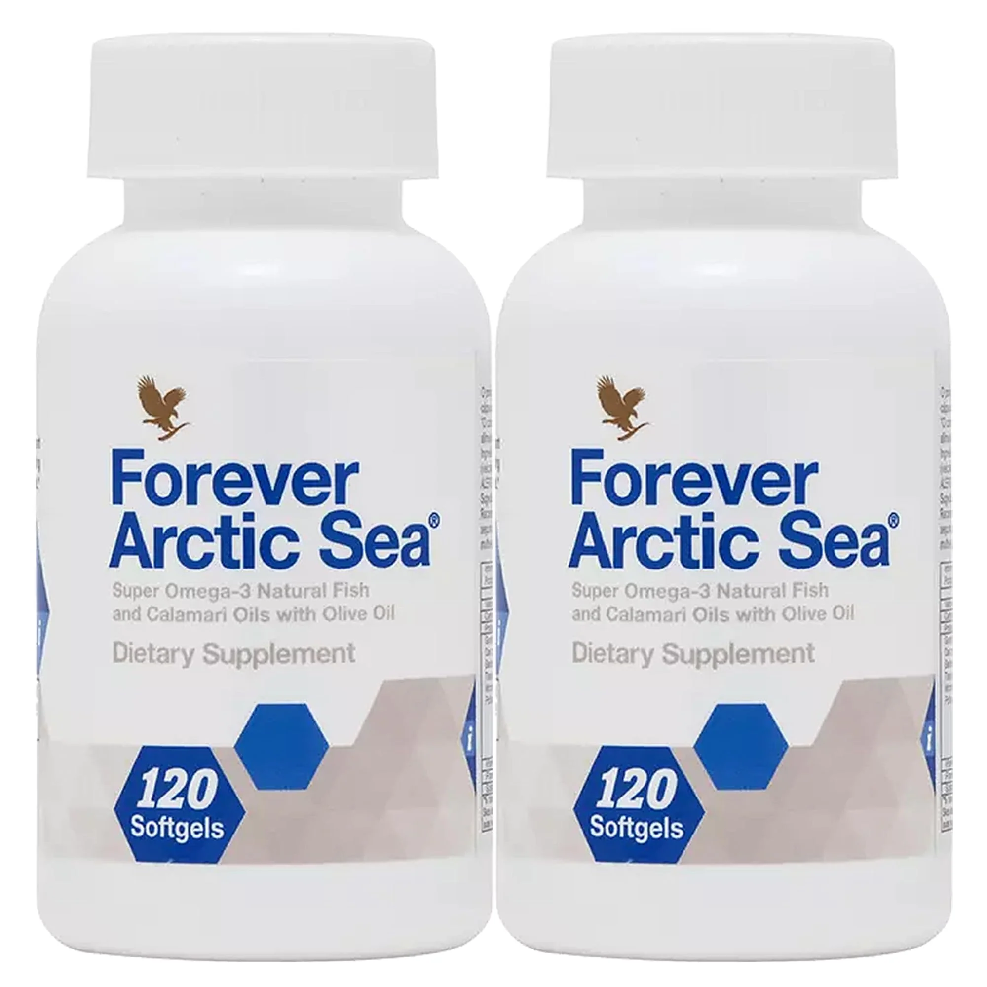 Forever Arctic Sea Omega-3 – EPA & DHA, Gluten-Free, 240 Softgels (Pack of 2)