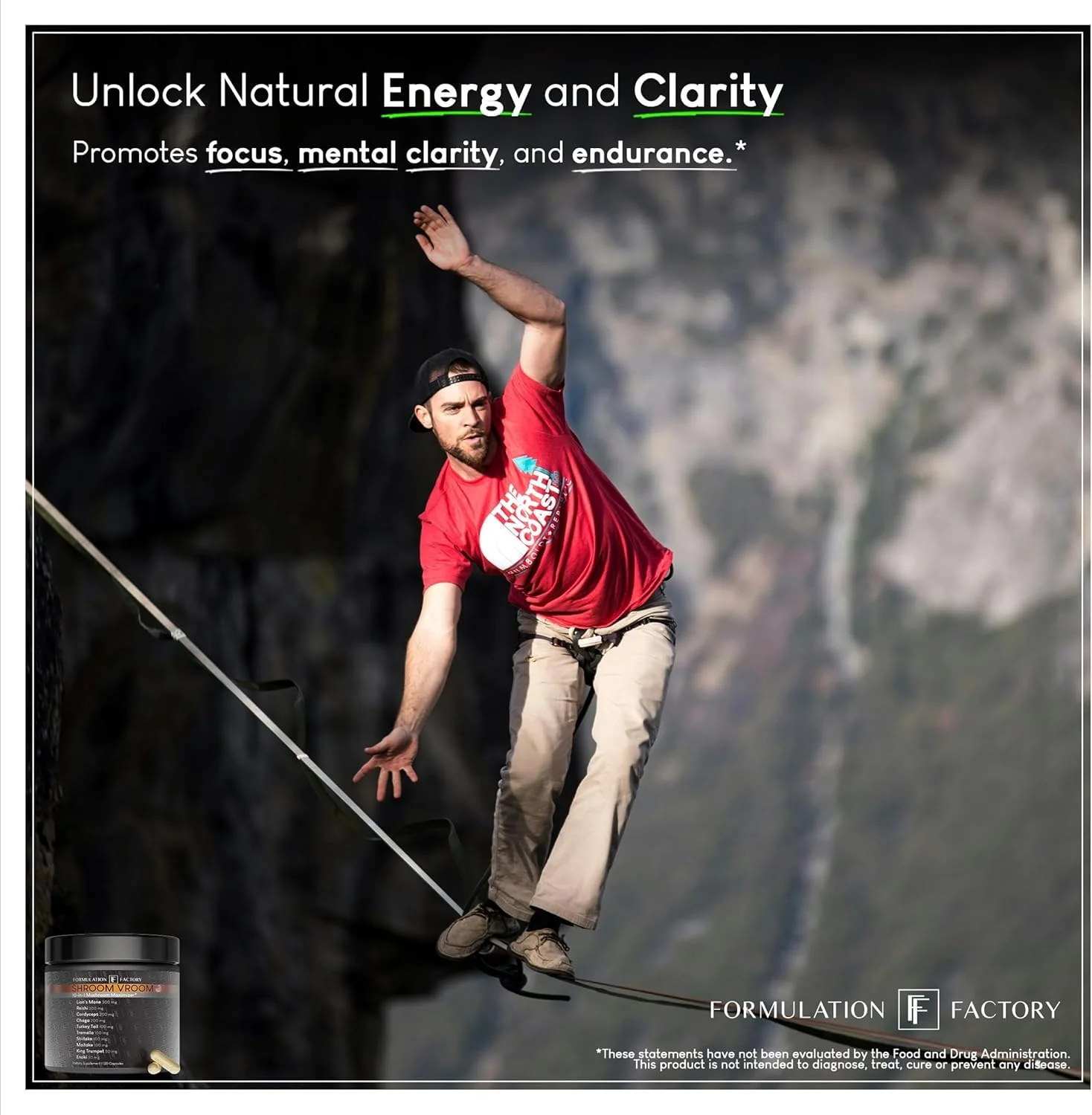 Formulation Factory Shroom Vroom 10-in-1 Mushroom Supplement — Focus, Energy & Immune Support - Image 7