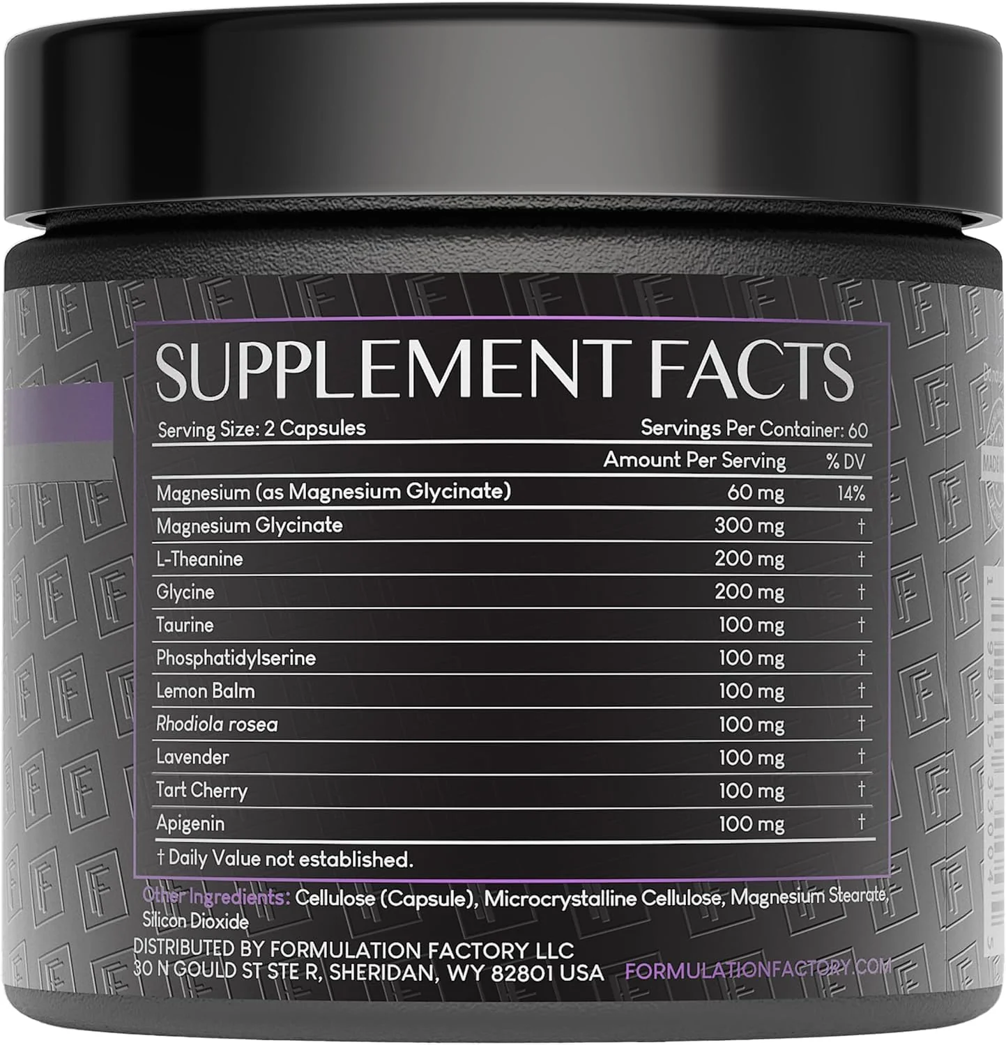 Formulation Factory The Night Before 10-in-1 Midnight Maximizer Sleep Supplement — Magnesium Glycinate, L-Theanine & More (360 Capsules, 6 Months) - Image 13