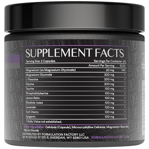 Formulation Factory The Night Before 10-in-1 Sleep Aid – 120 Caps (Melatonin-Free) - Image 2