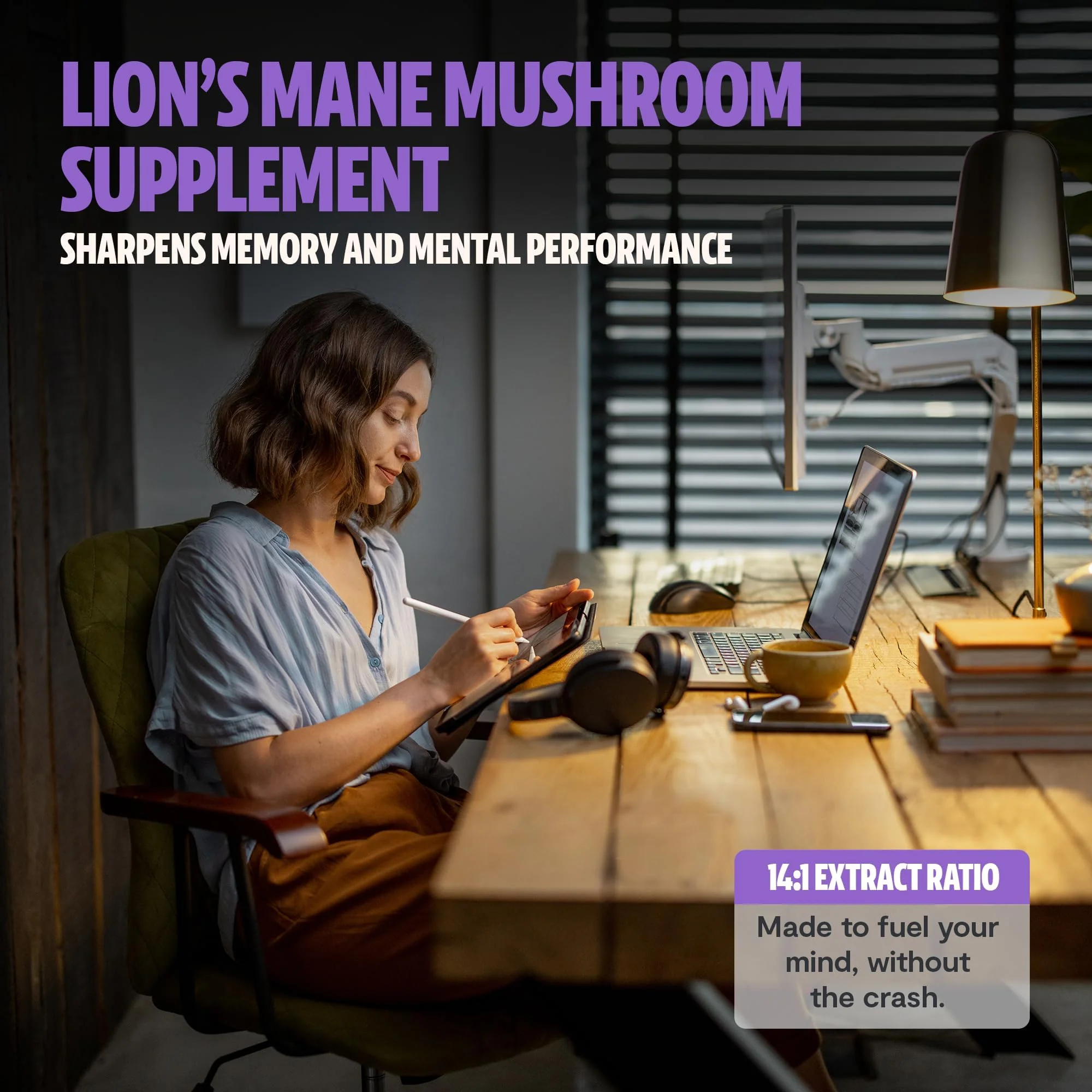 FreshCap Mushrooms Lions Mane Supplement Powder – 14,000mg per Serving, Organic Lions Mane Extract for Focus & Memory (60 Servings) - Image 16