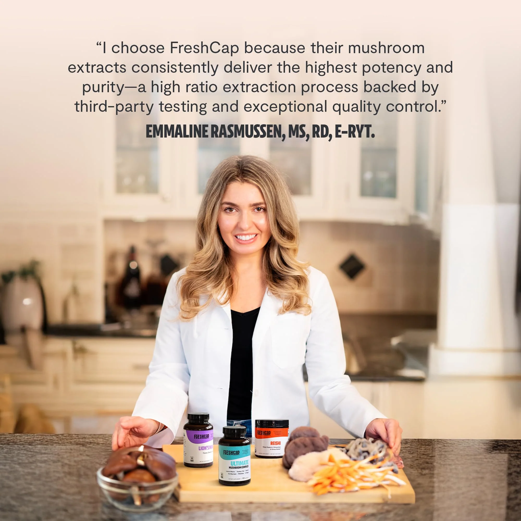 FreshCap Mushrooms Reishi Powder — 14,000mg Organic Dual-Extract, 60 Servings - Image 3