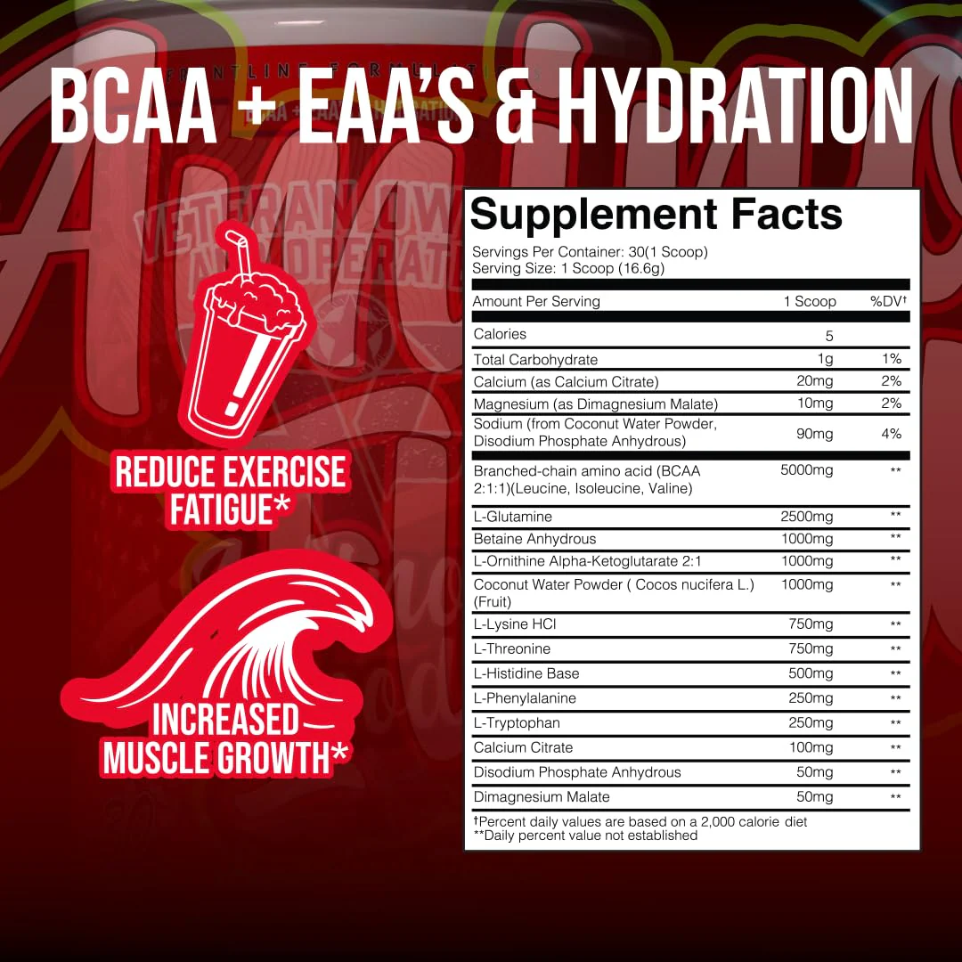 Frontline FORMULATIONS Amino Flood: BCAAs and Essential Aminos - Image 7