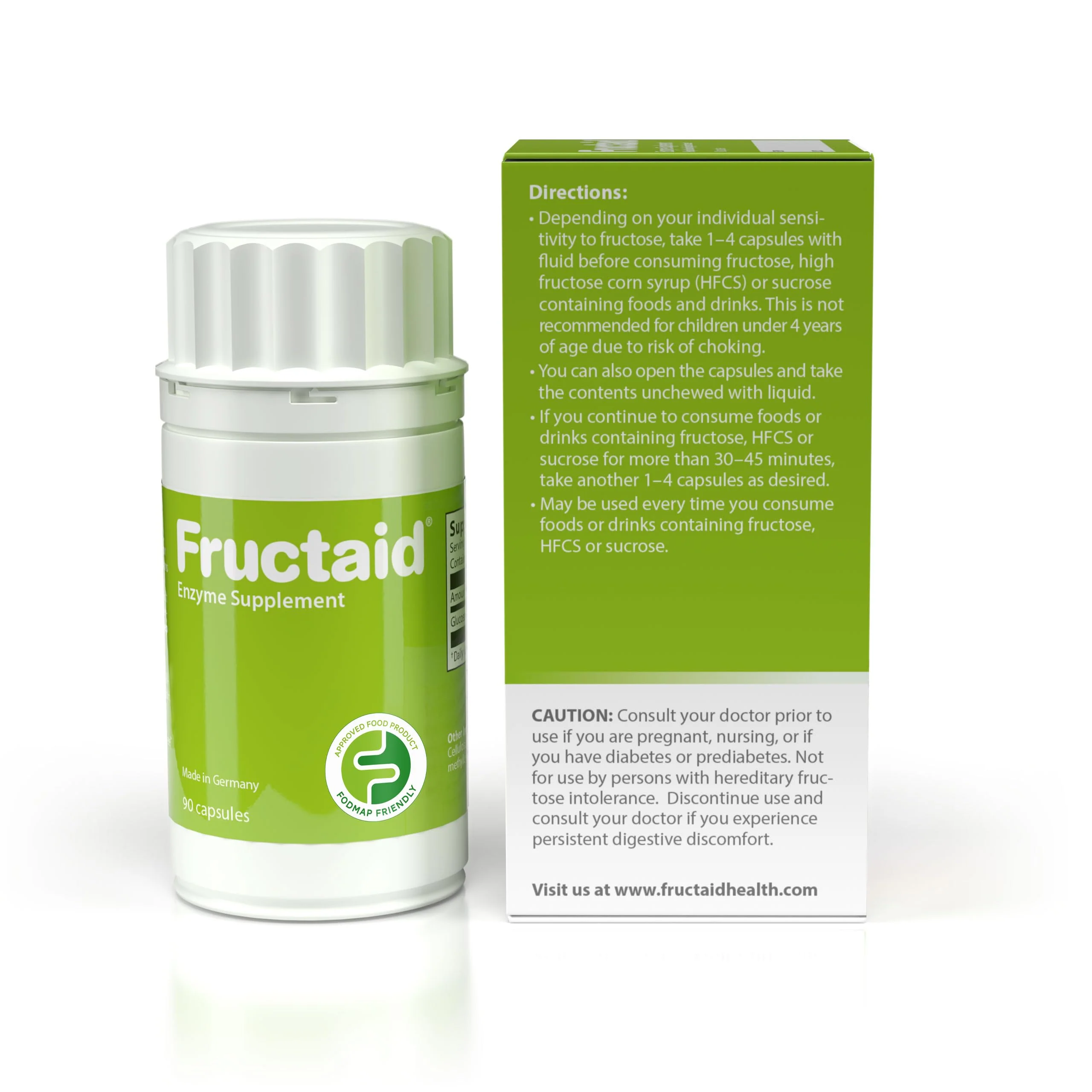 Fructaid Enzyme Supplement - 90 Capsules | Digest Fructose Easily, Gluten-Free & Lactose-Free - Image 10