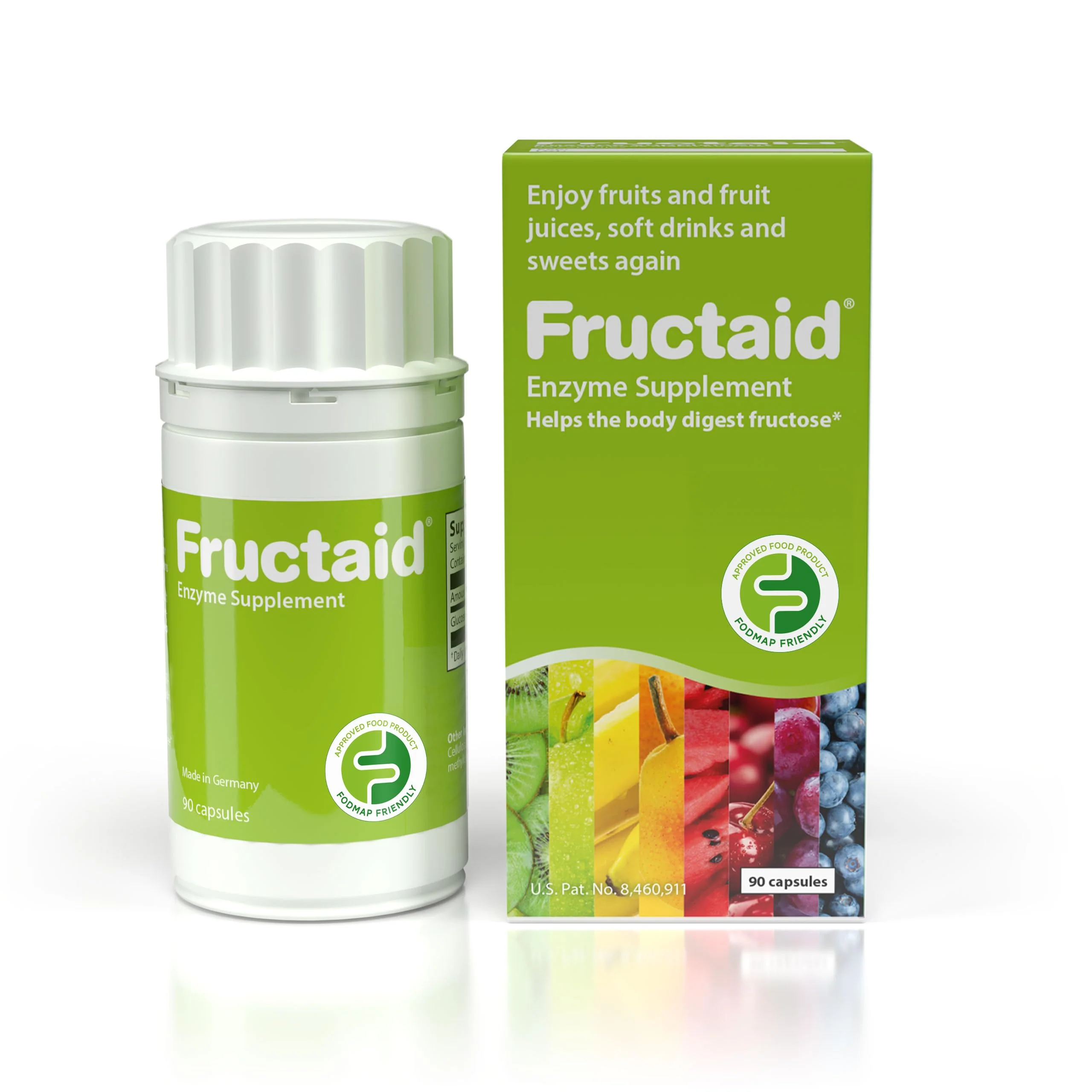 Fructaid Enzyme Supplement - 90 Capsules | Digest Fructose Easily, Gluten-Free & Lactose-Free - Image 8