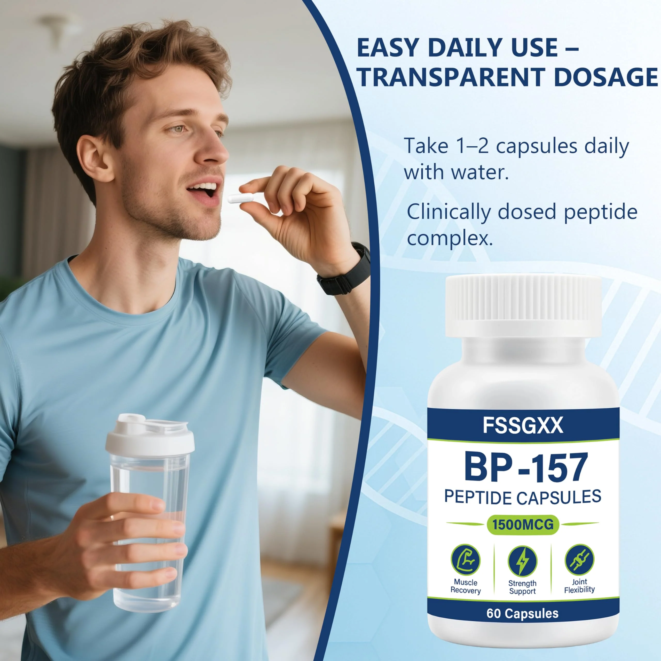 FSSGXX 157 Rapid Pro – Joint, Muscle & Gut Support (Gluten-Free) 120 Capsules - Image 2