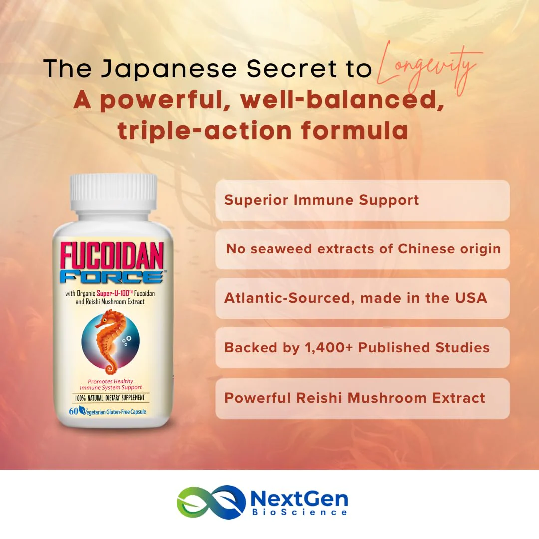 FUCOIDAN FORCE® Advanced Organic Fucoidan Made in USA, Trusted for 15 Years, Used by Medical Professionals - Image 6