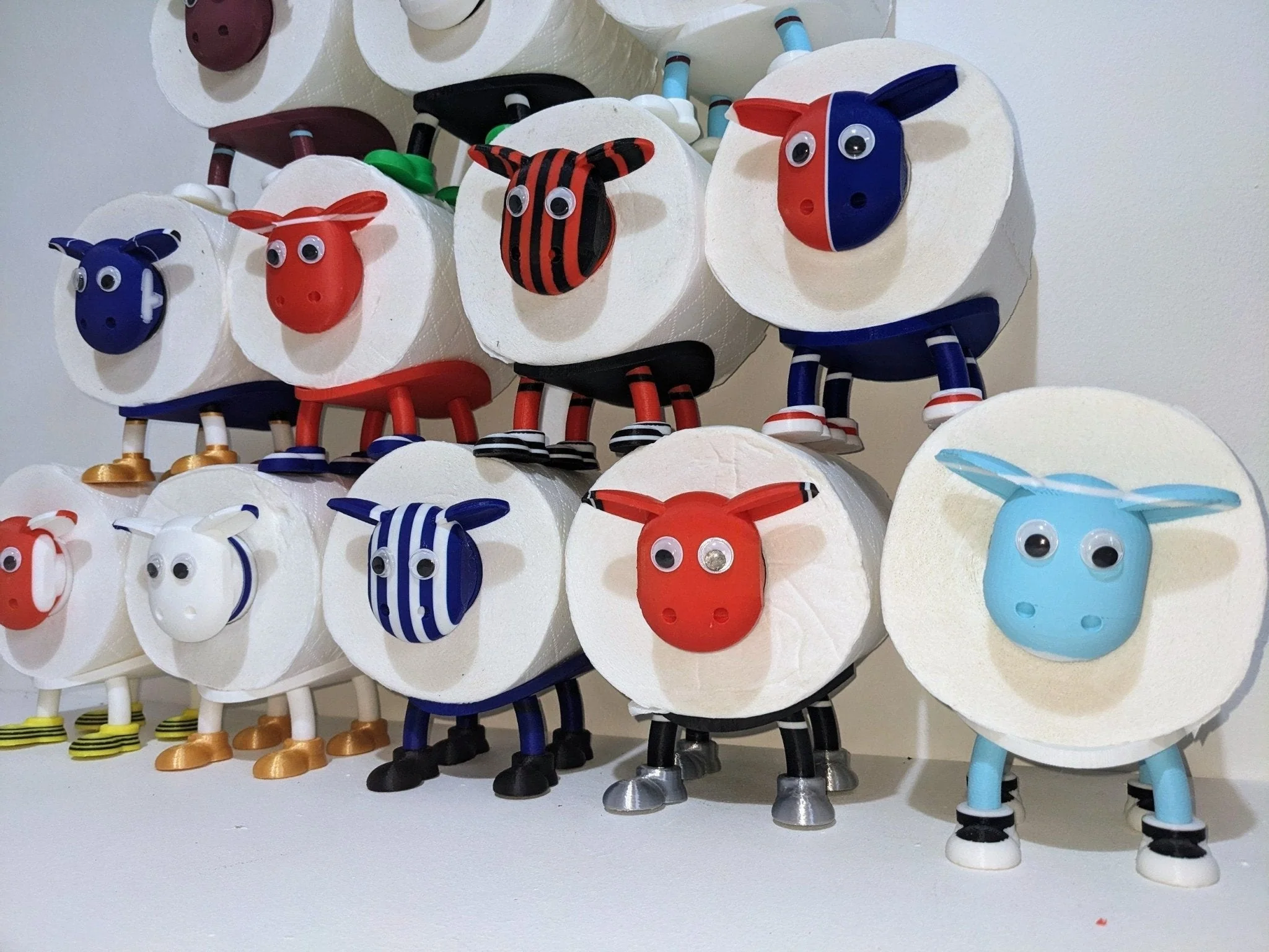 Fulham FC Premier Sheep spare toilet roll holder 2025 shirt with customised choice of football boots. pin badge not included - Image 5