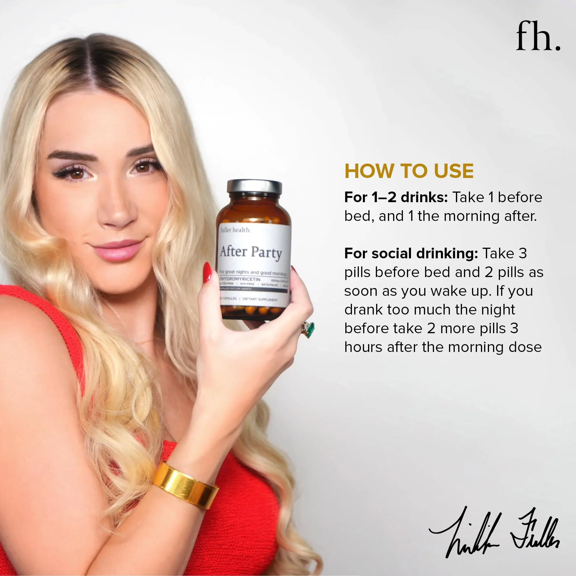 Fuller Health After Party DHM – 650 mg Capsules for Liver Support, Metabolism & Energy - Image 2
