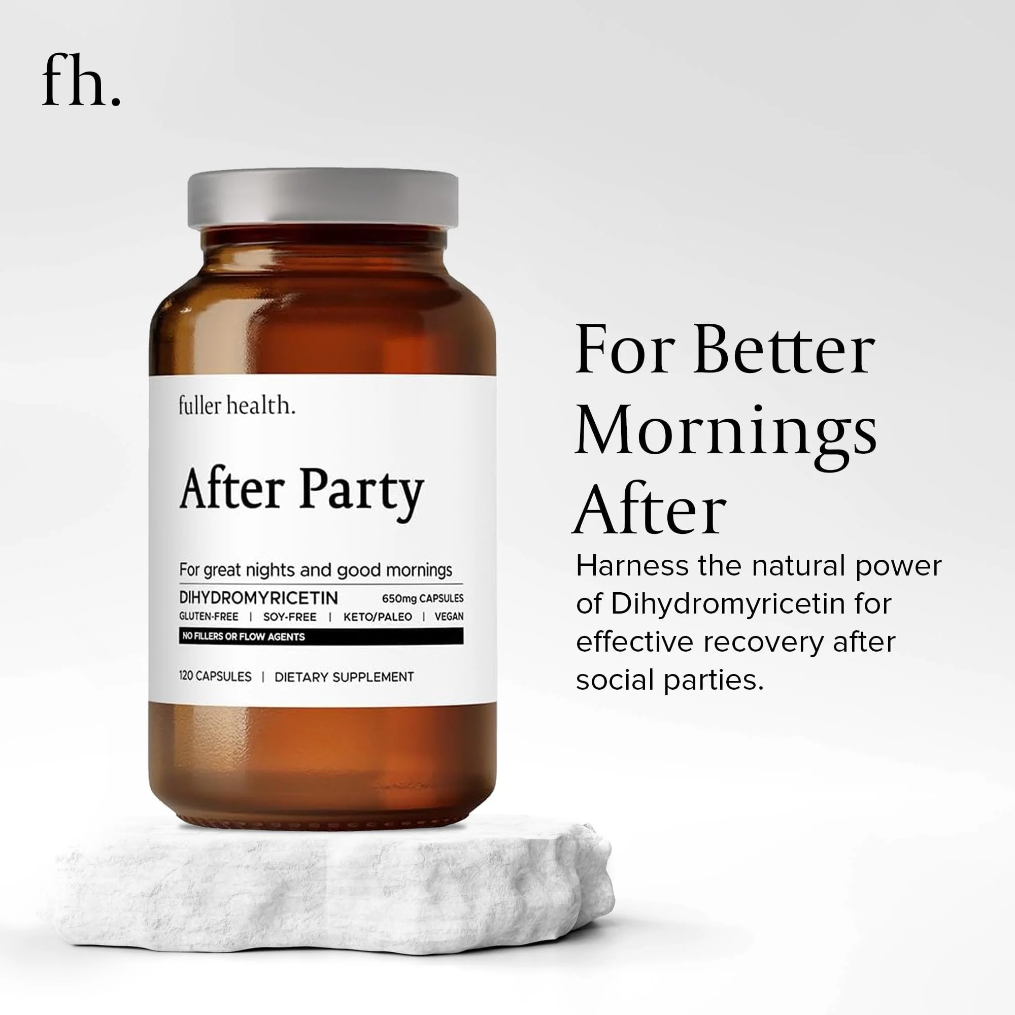 Fuller Health After Party DHM – 650 mg Capsules for Liver Support, Metabolism & Energy - Image 8