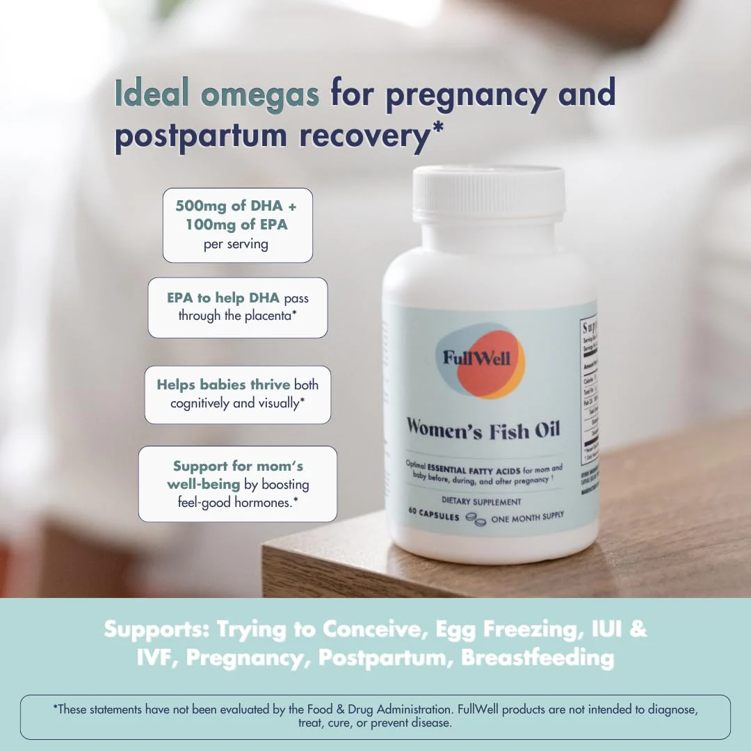 FullWell Fertility Trio – Prenatal Vitamin Lemon + DHA & Fertility Booster | 26+ Nutrients, 30 Servings - Image 8